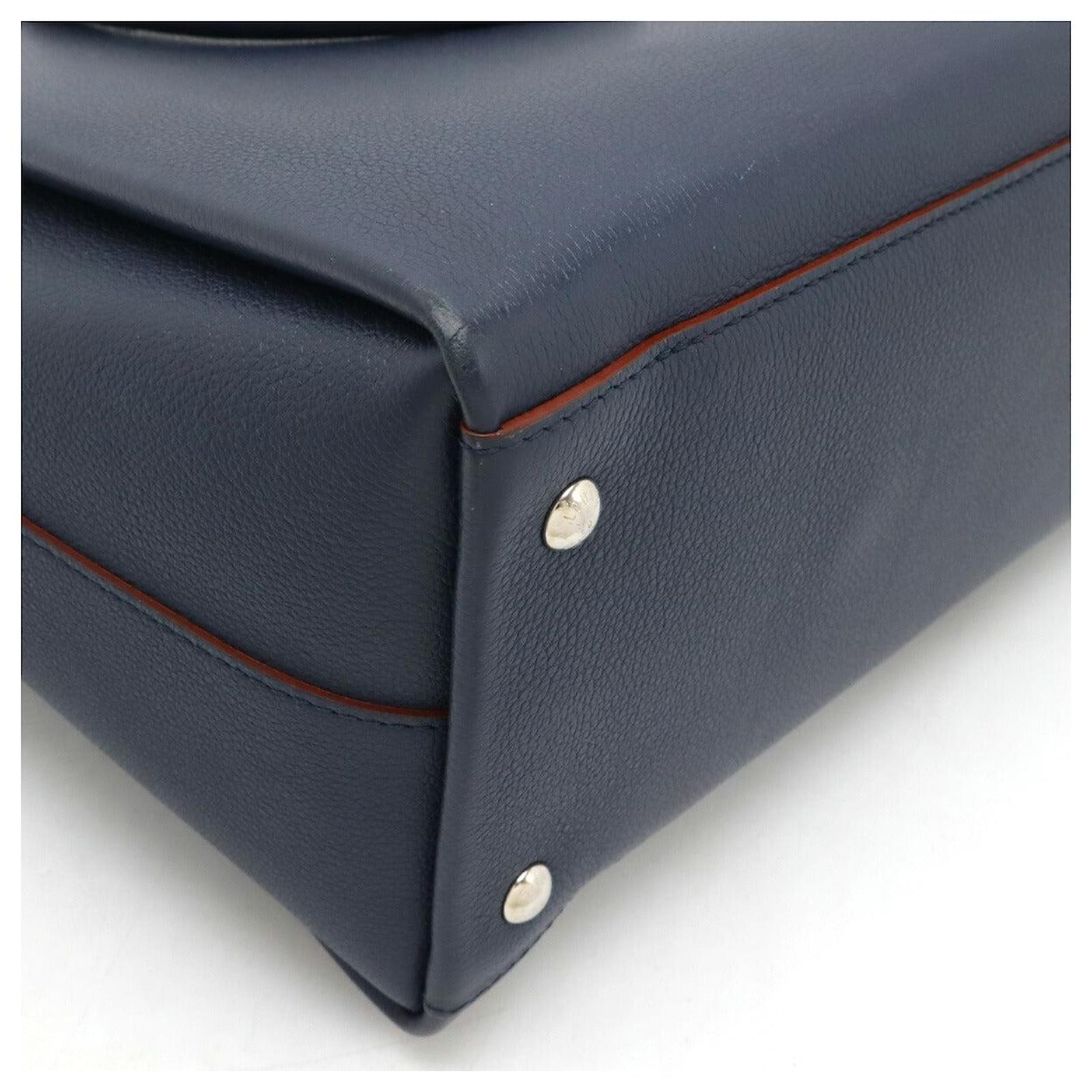 Louis Vuitton Lockme Tote Bag Blue Leather Pony-style calfskin ref.2398478