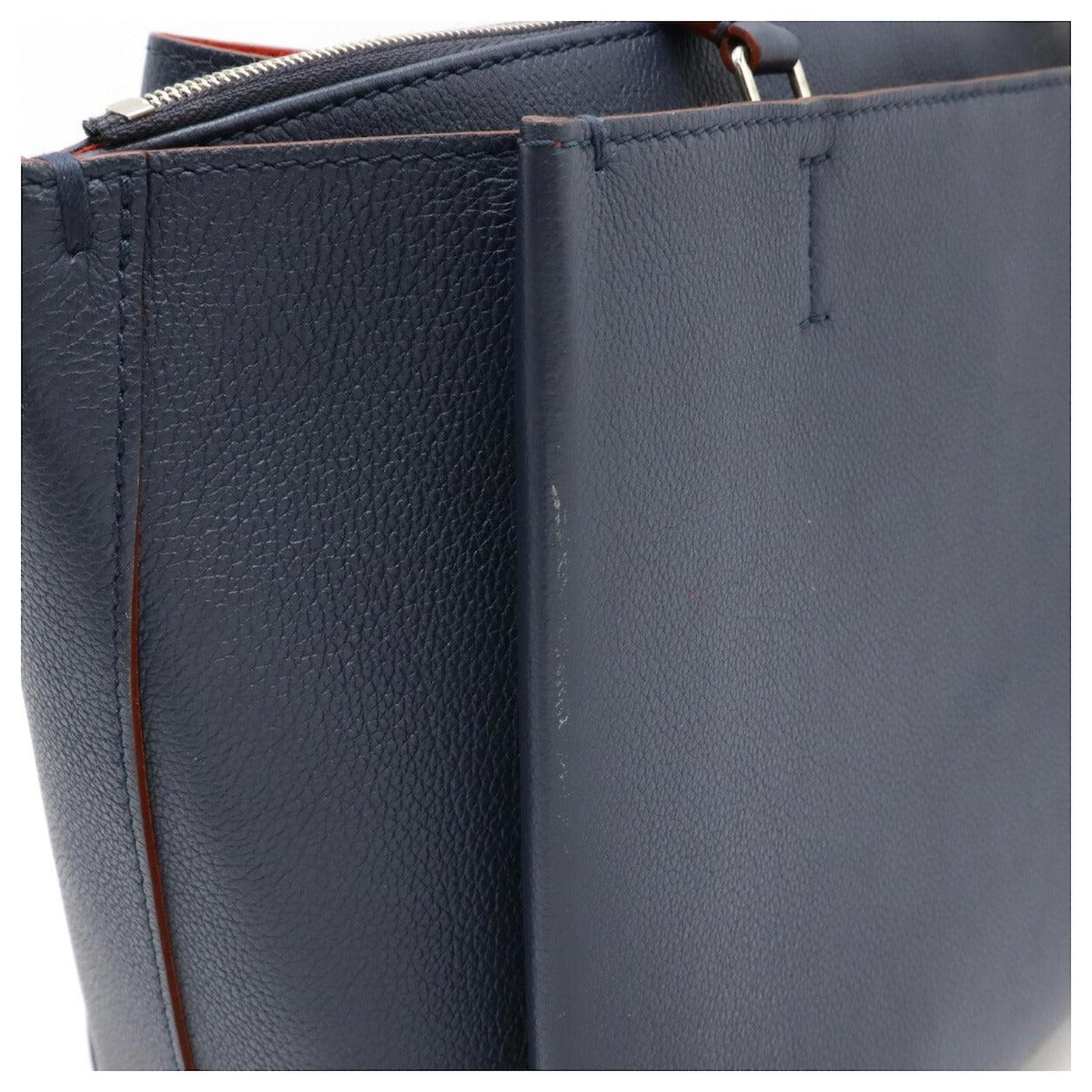 Louis Vuitton Lockme Tote Bag Blue Leather Pony-style calfskin ref.2398478