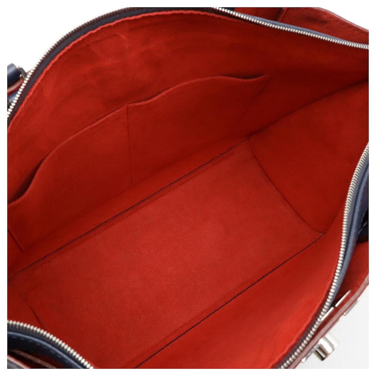 Louis Vuitton Lockme Tote Bag Blue Leather Pony-style calfskin ref.2398478