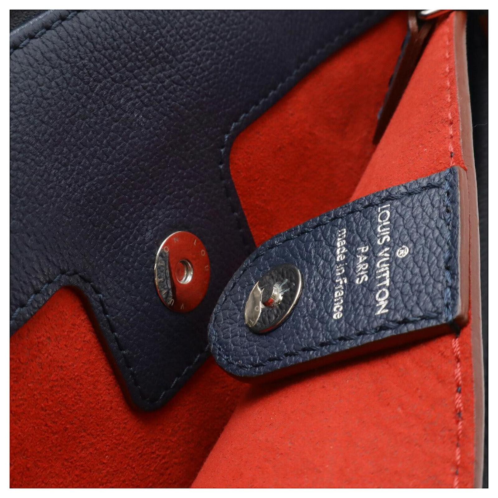 Louis Vuitton Lockme Tote Bag Blue Leather Pony-style calfskin ref.2398478