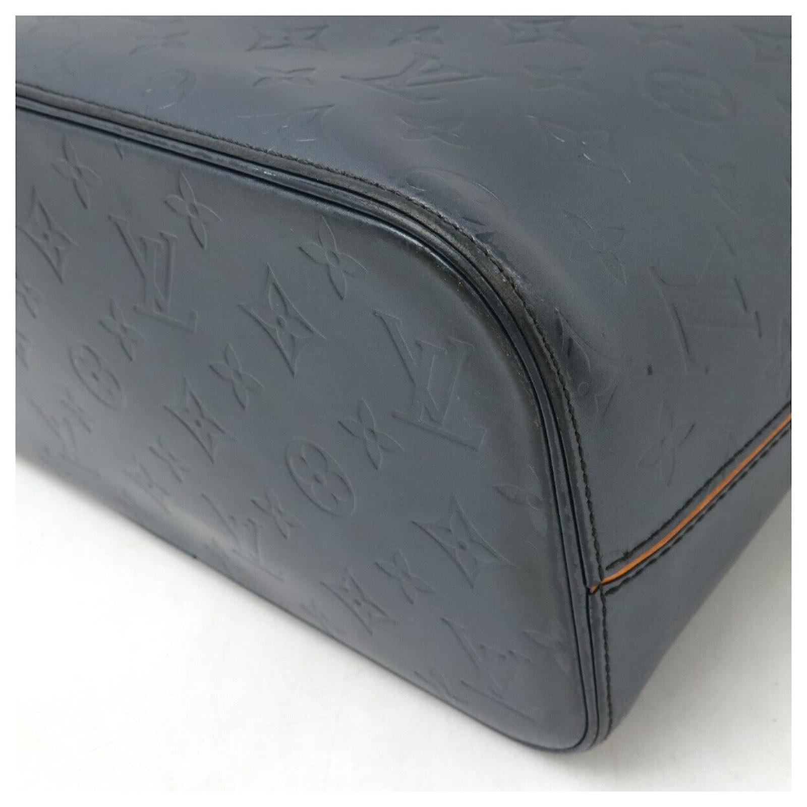 Louis Vuitton Monogram Mat Stockton Tote Bag Blue Enamel ref.2398564