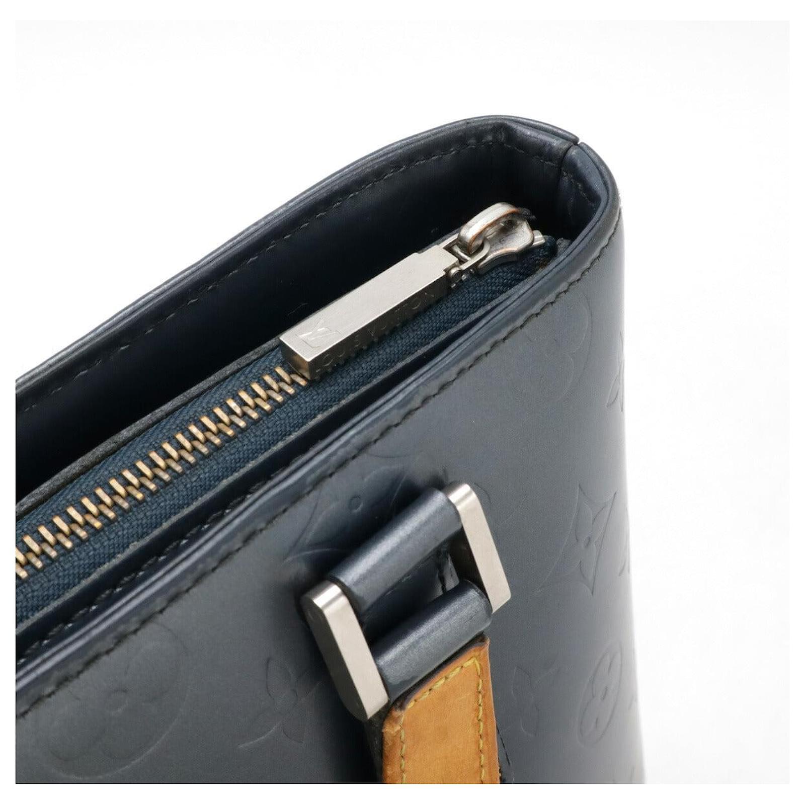 Louis Vuitton Monogram Mat Stockton Tote Bag Blue Enamel ref.2398564