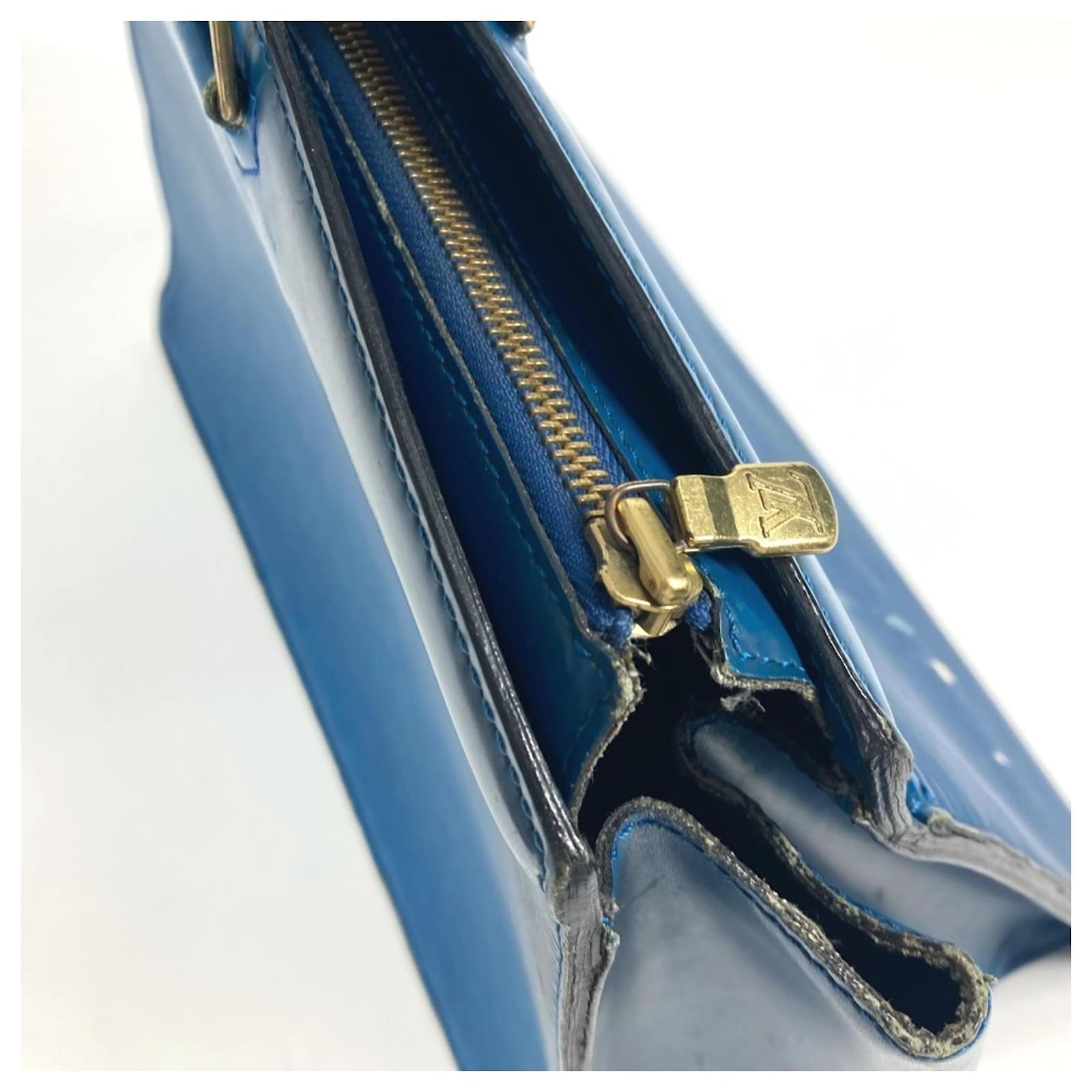 Louis Vuitton Epi Riviera Shoulder Tote Bag Blue Leather ref.2398782