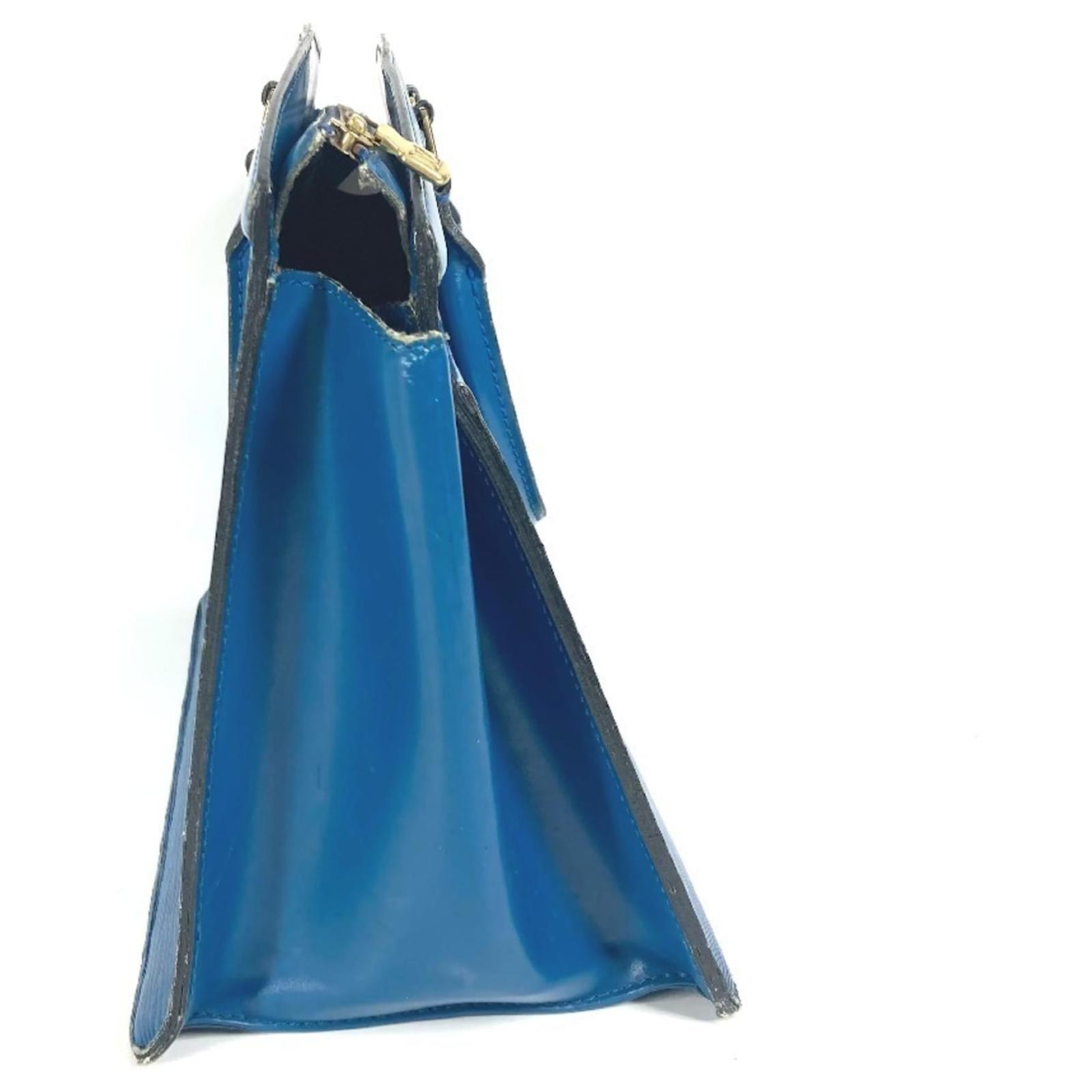 Louis Vuitton Epi Riviera Shoulder Tote Bag Blue Leather ref.2398782