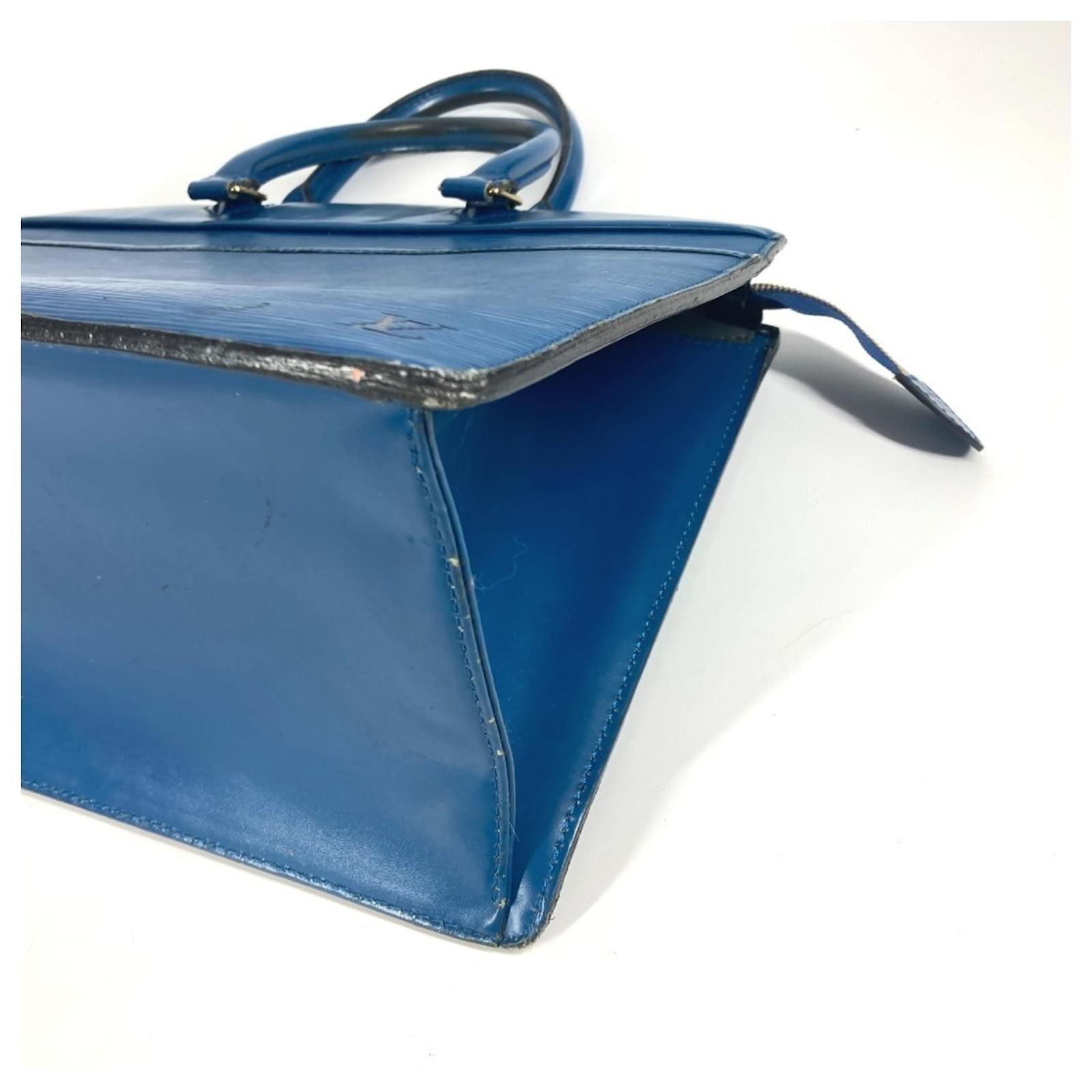 Louis Vuitton Epi Riviera Shoulder Tote Bag Blue Leather ref.2398782