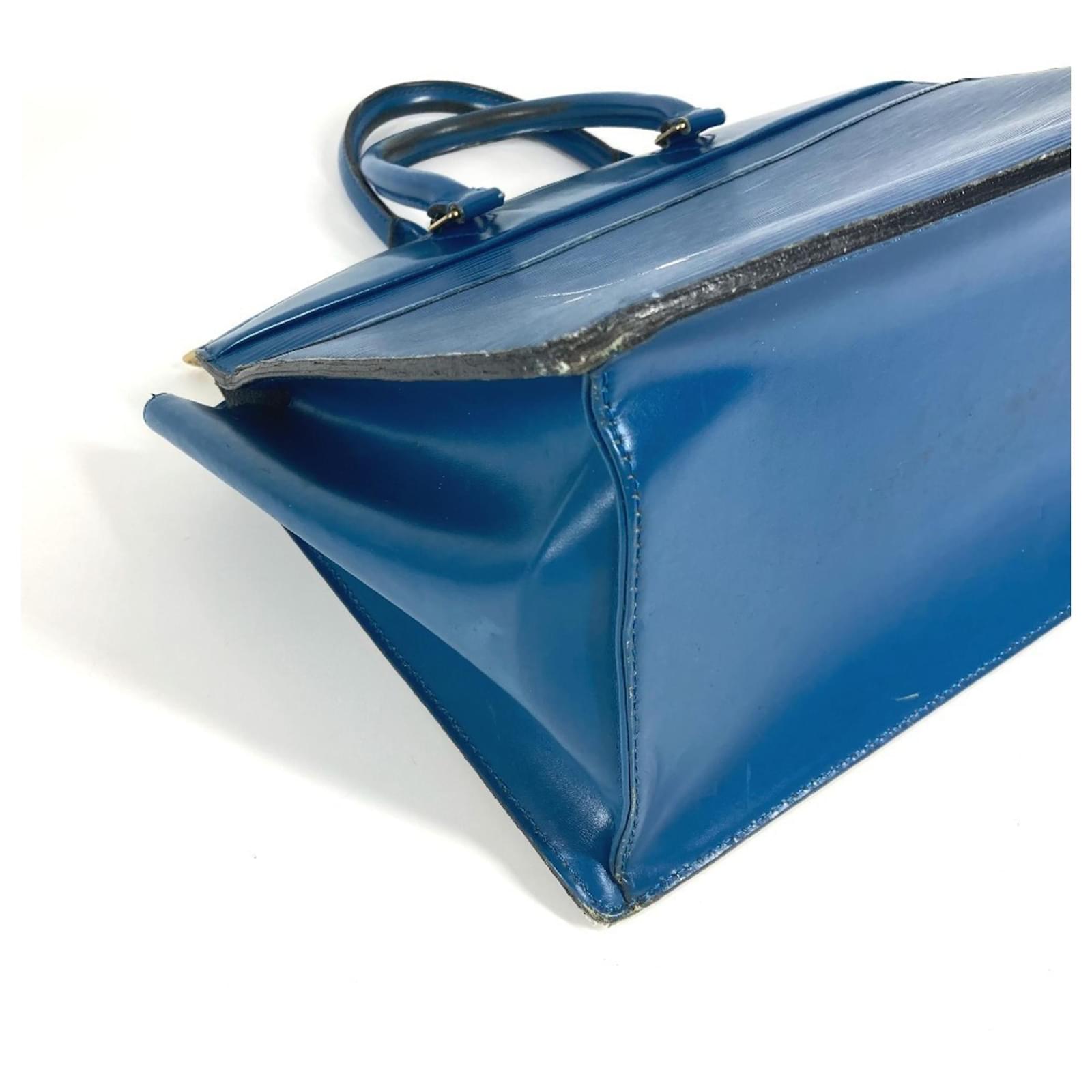 Louis Vuitton Epi Riviera Shoulder Tote Bag Blue Leather ref.2398782