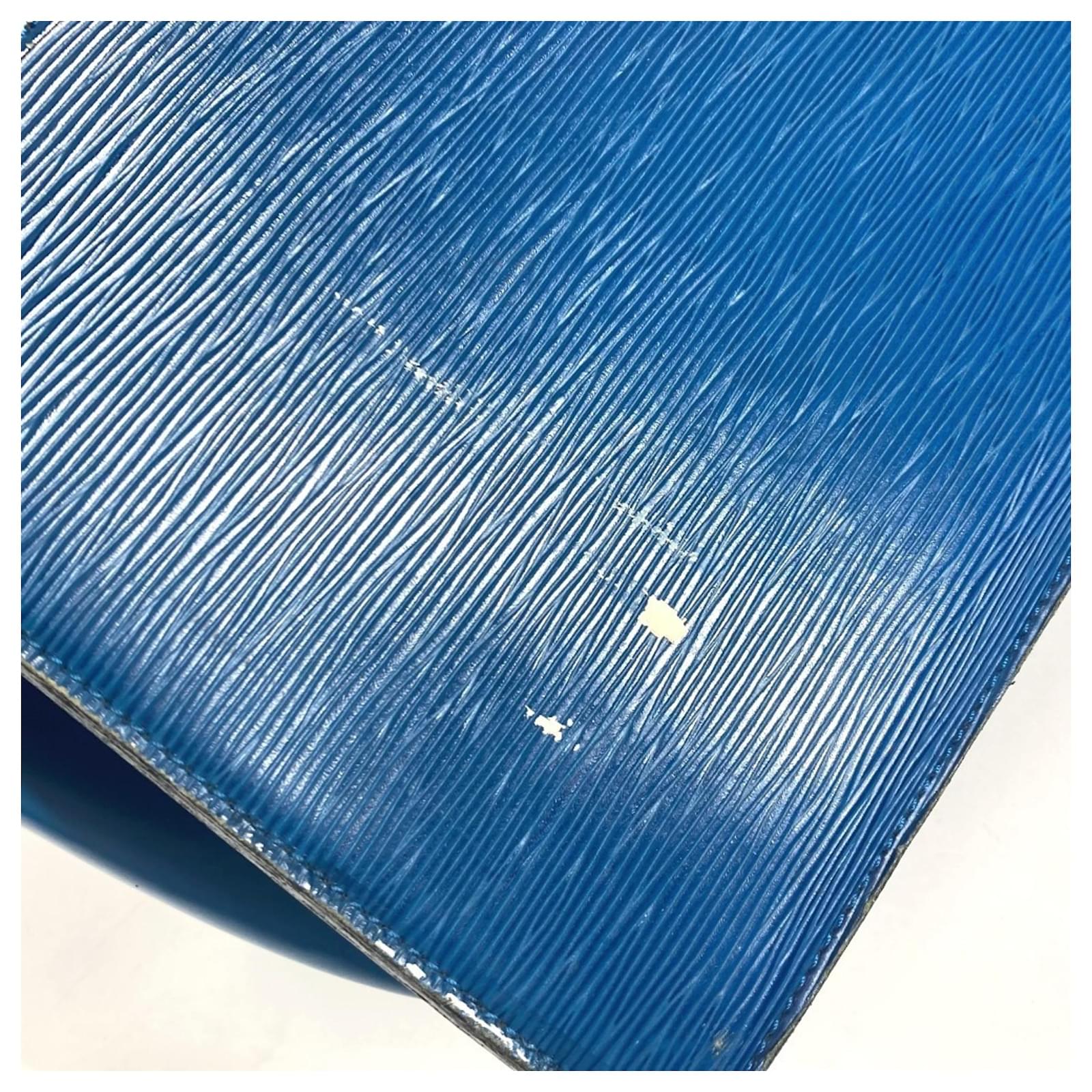 Louis Vuitton Epi Riviera Shoulder Tote Bag Blue Leather ref.2398782