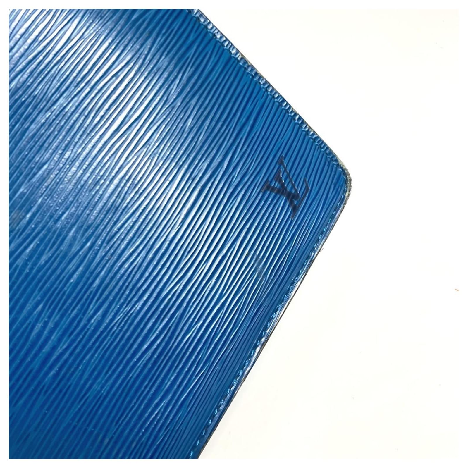 Louis Vuitton Epi Riviera Shoulder Tote Bag Blue Leather ref.2398782