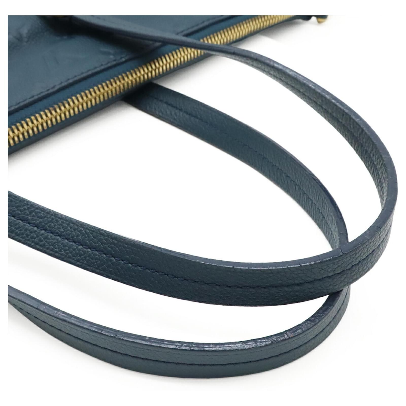 Louis Vuitton Monogram Empreinte Lumineuse PM Tote Bag Blue Cloth ref.2399008