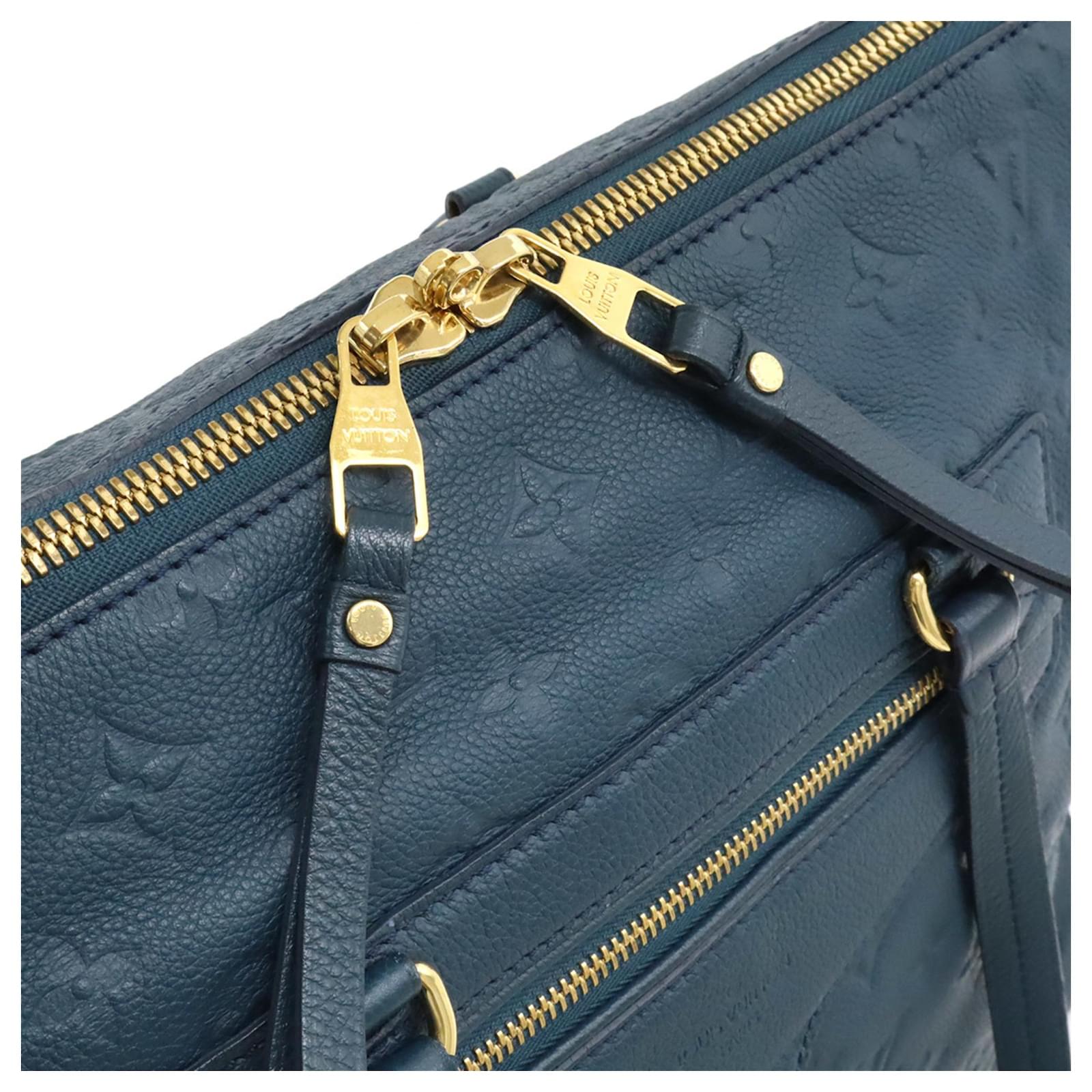 Louis Vuitton Monogram Empreinte Lumineuse PM Tote Bag Blue Cloth ref.2399008