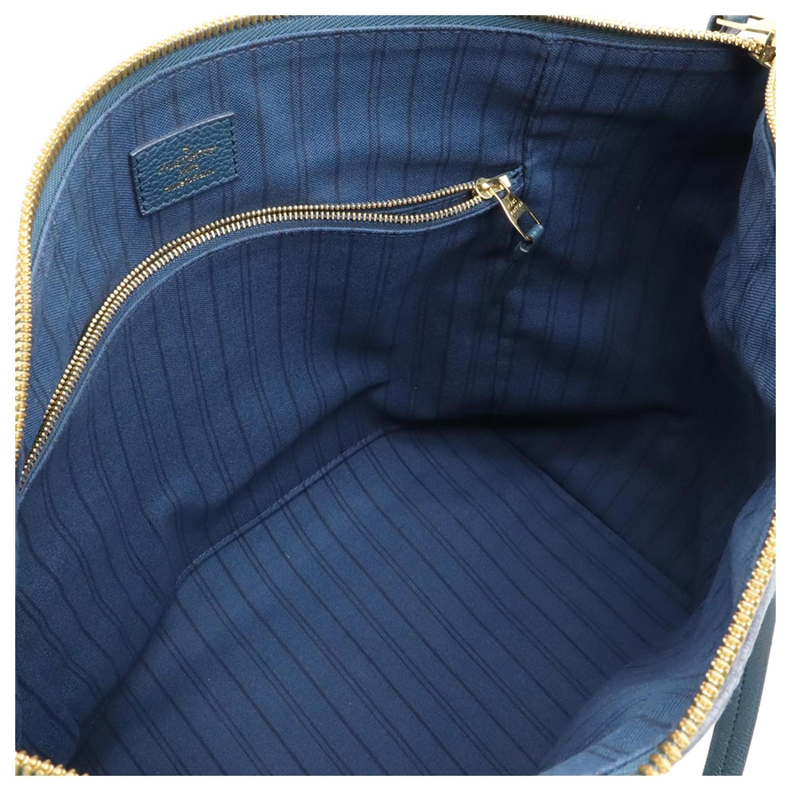 Louis Vuitton Monogram Empreinte Lumineuse PM Tote Bag Blue Cloth ref.2399008