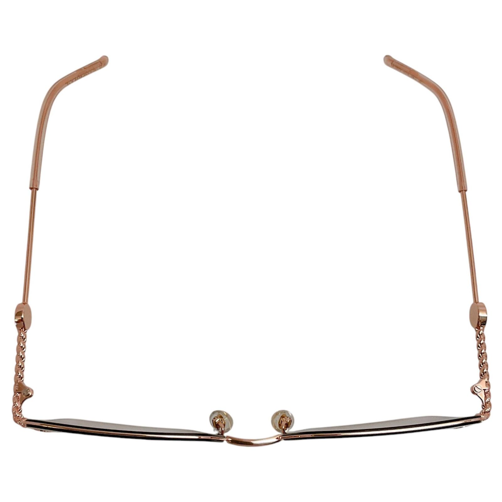 Elie Saab Rose GOld ES0867S Sunglasses Pink Metal ref  display picture 3