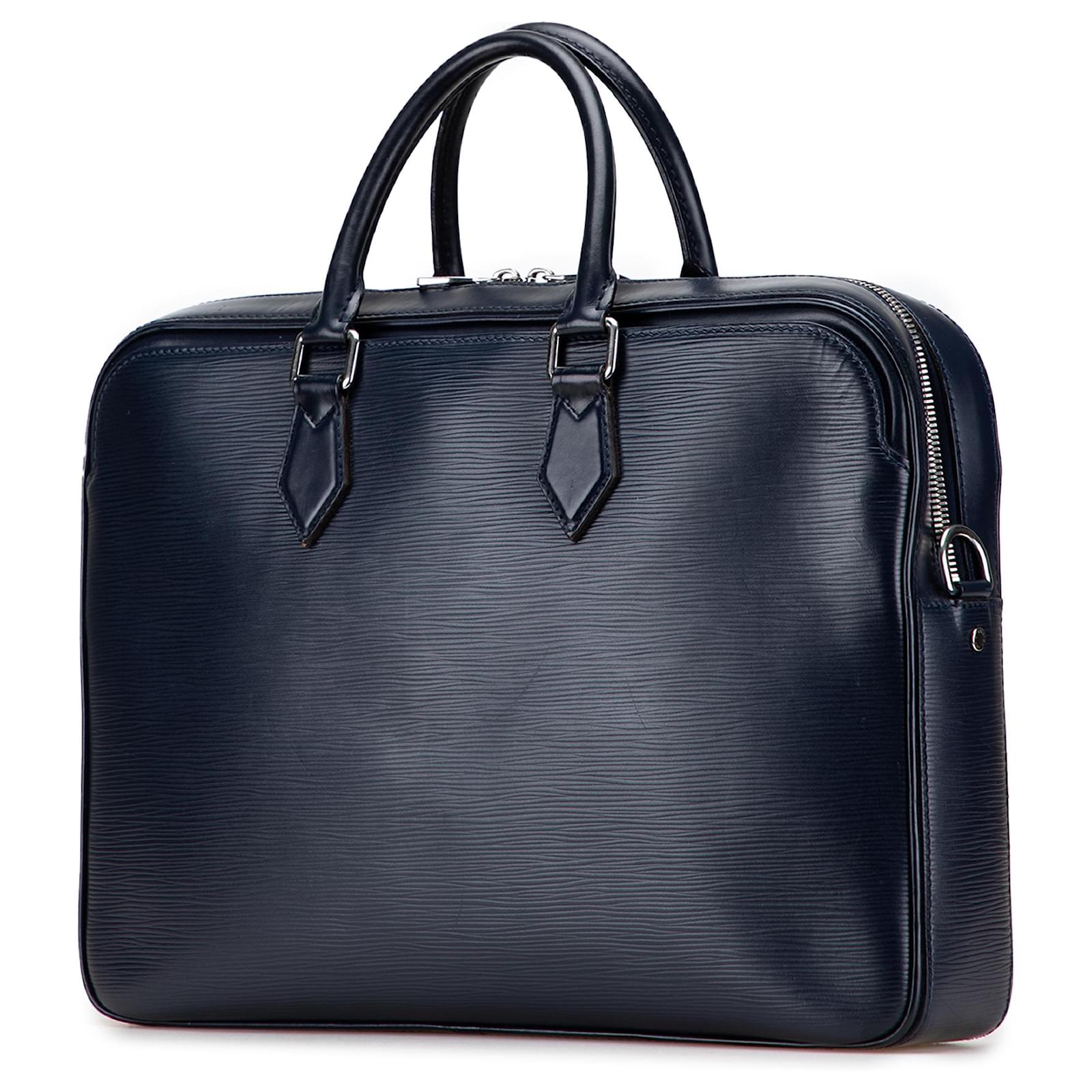 Louis Vuitton Blue Epi Dandy MM Navy blue Leather  ref.2399732