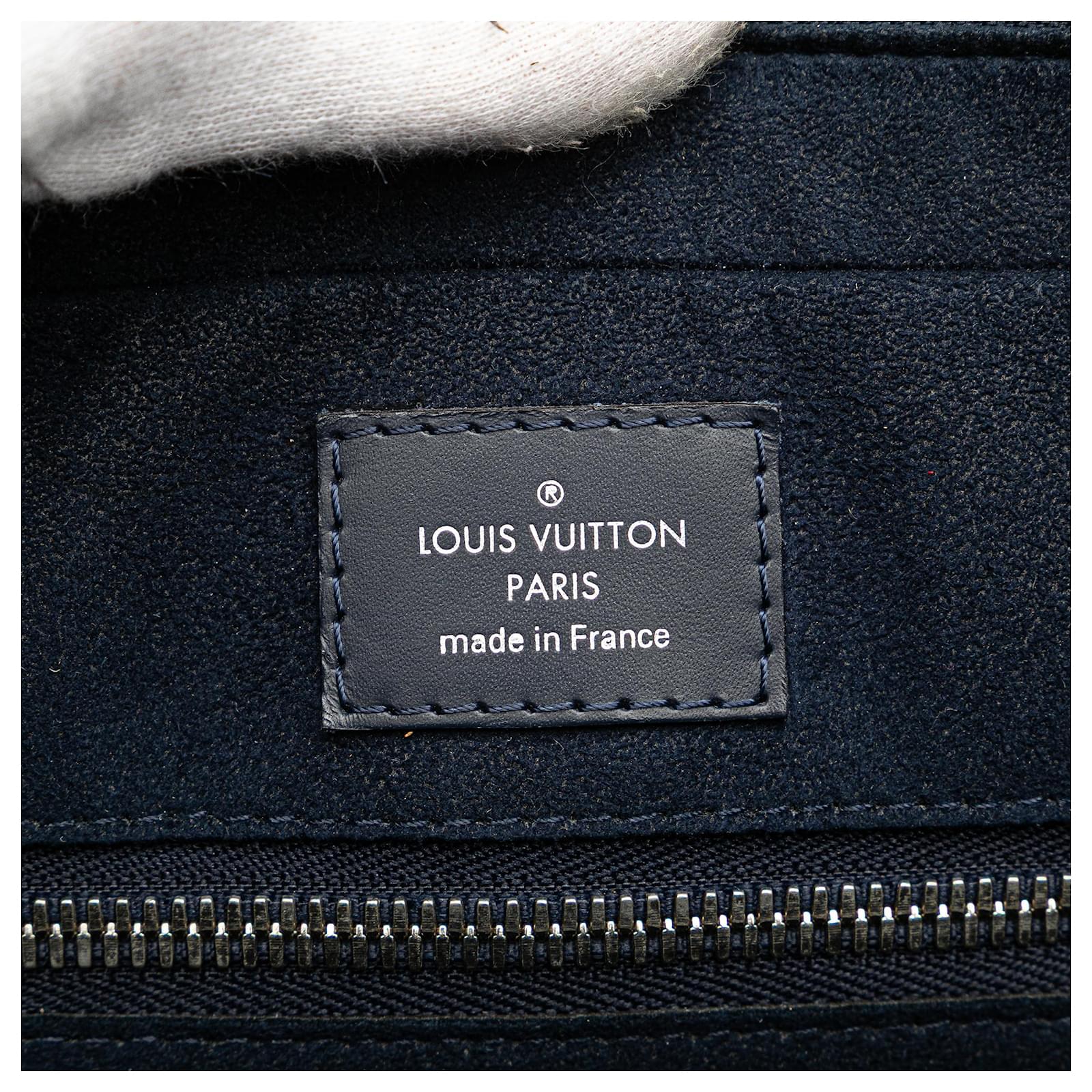 Louis Vuitton Blue Epi Dandy MM Navy blue Leather  ref.2399732