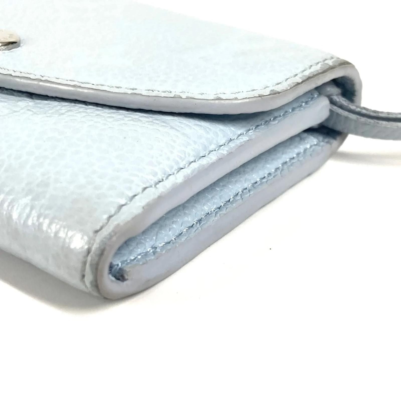 Louis Vuitton Monogram Empreinte Bi-Fold Wallet Blue Cloth  ref.2400085