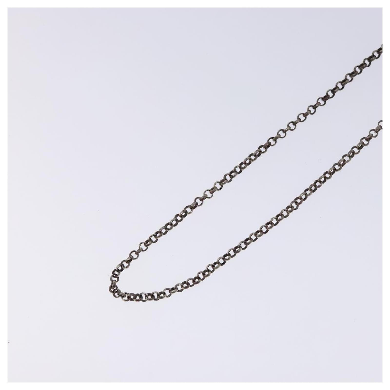 アクセサリー Chrome Hearts Roll Chain Necklace Silver Chrome Hearts Silver Safty Pin Roll Chain Necklace - SRM – SHENGLI