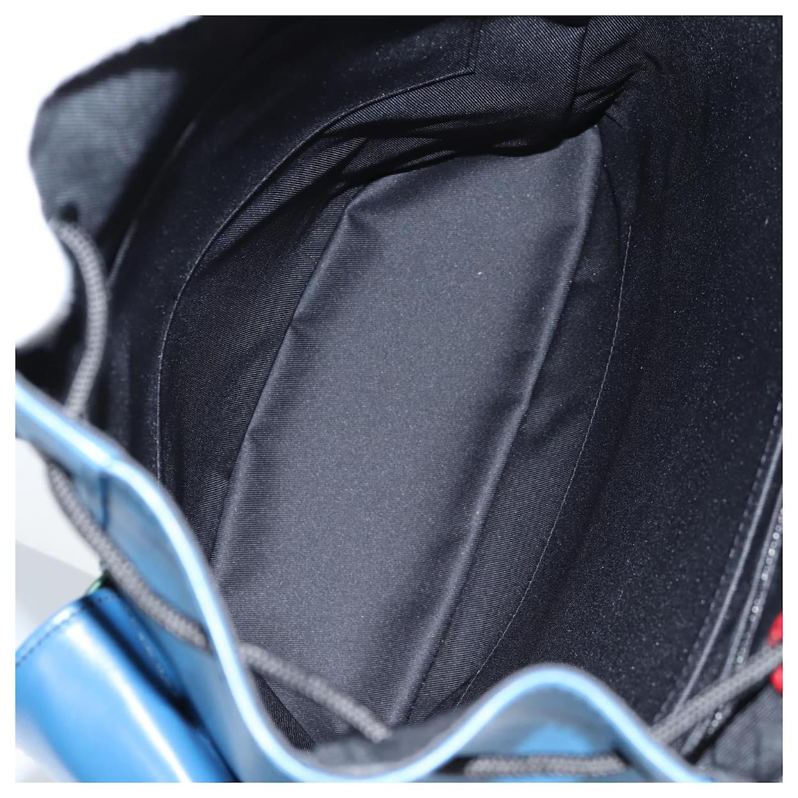 LOUIS VUITTON Epi Christopher PM Backpack Tricolor Blue Red M55565 Auth 122883M Leather ref.2400285