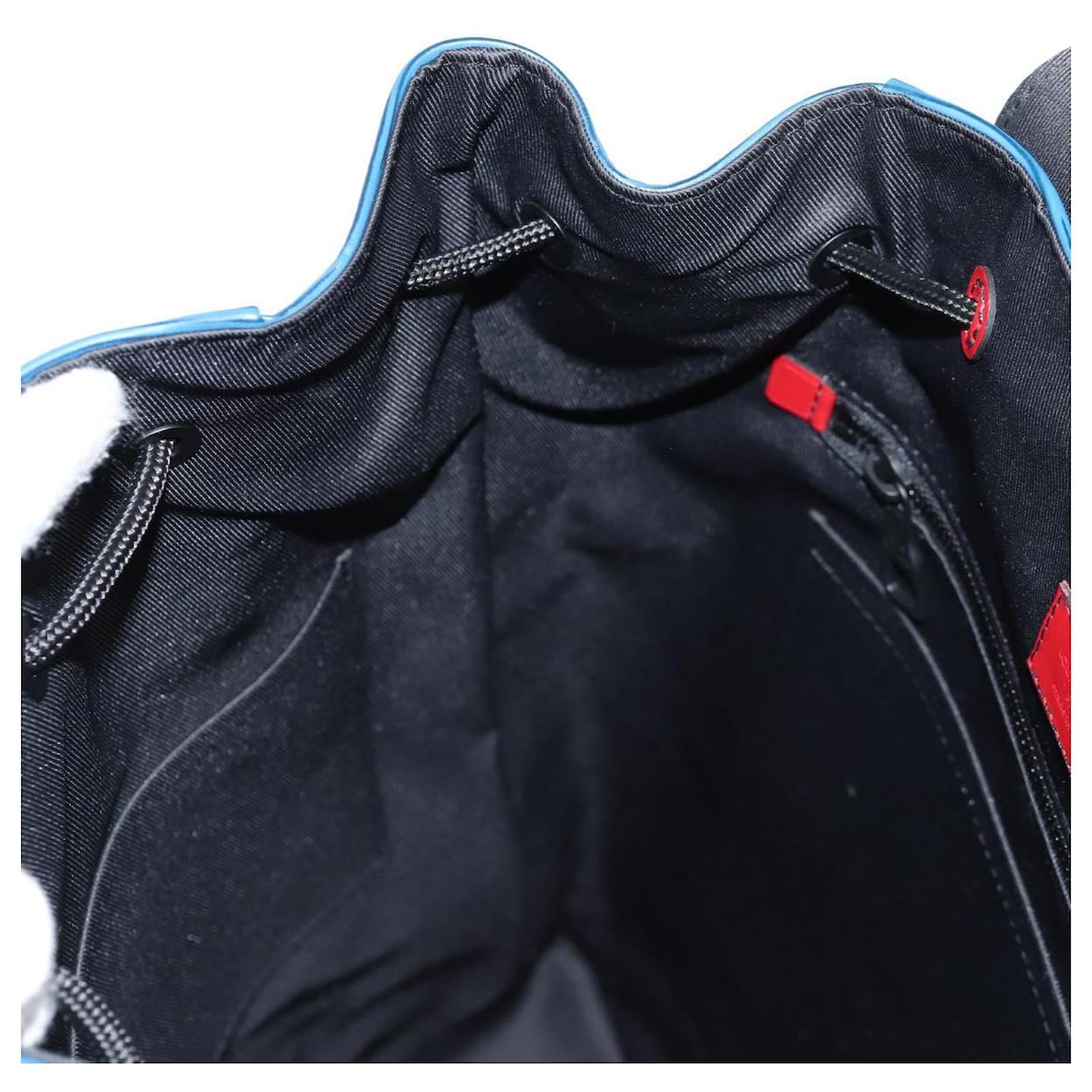 LOUIS VUITTON Epi Christopher PM Backpack Tricolor Blue Red M55565 Auth 122883M Leather ref.2400285