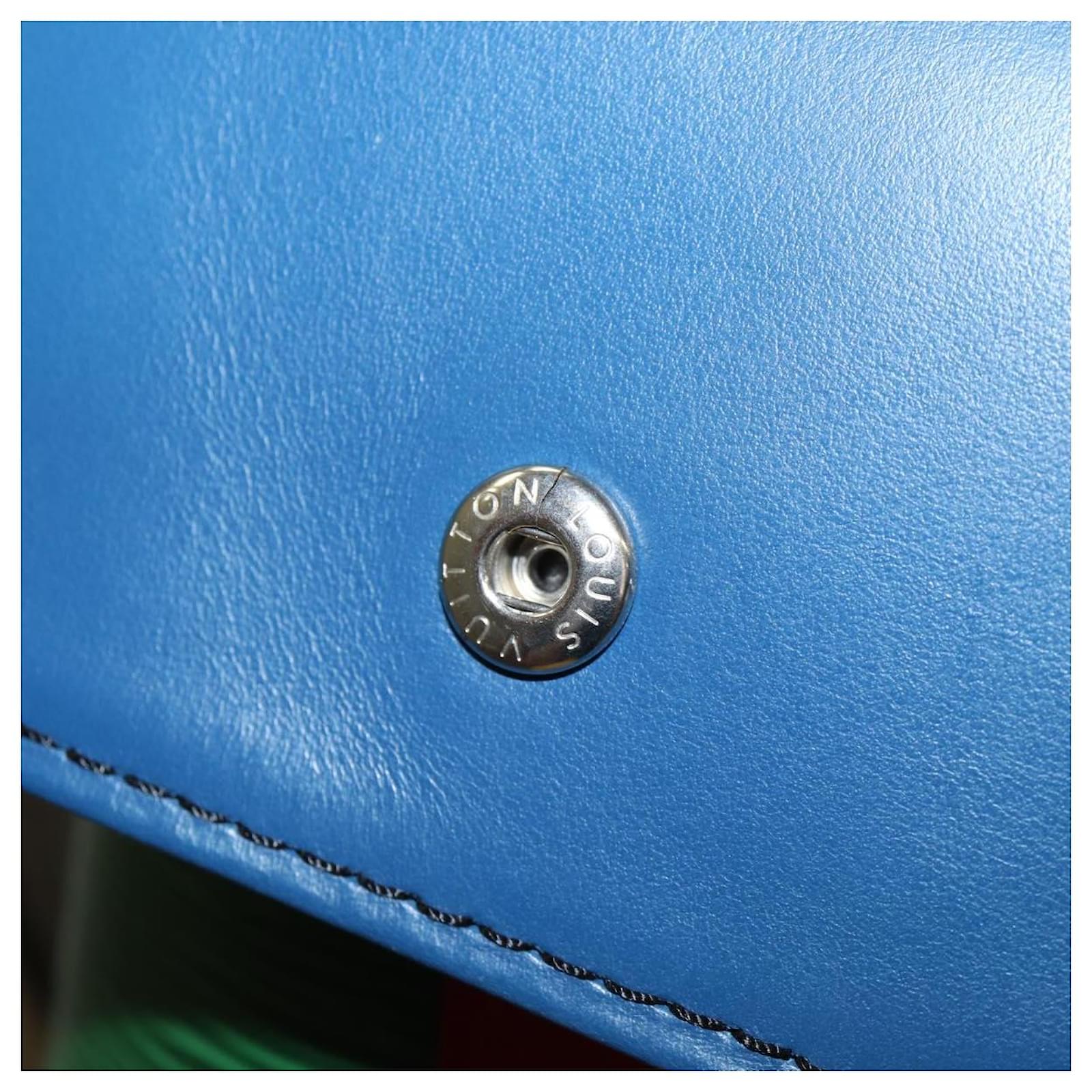 LOUIS VUITTON Epi Christopher PM Backpack Tricolor Blue Red M55565 Auth 122883M Leather ref.2400285