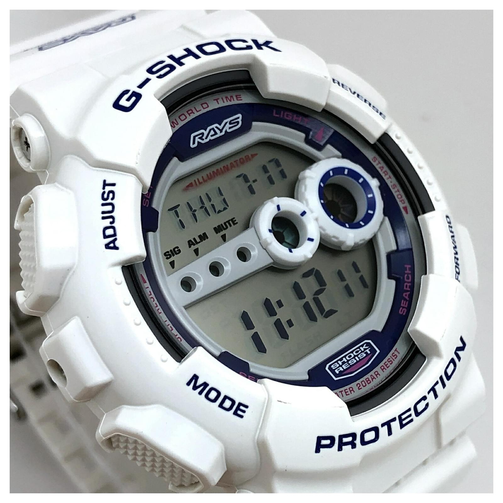 Autre Marque Casio G-Shock GD-100 Rays Kollaboration Uhr Weiß ref