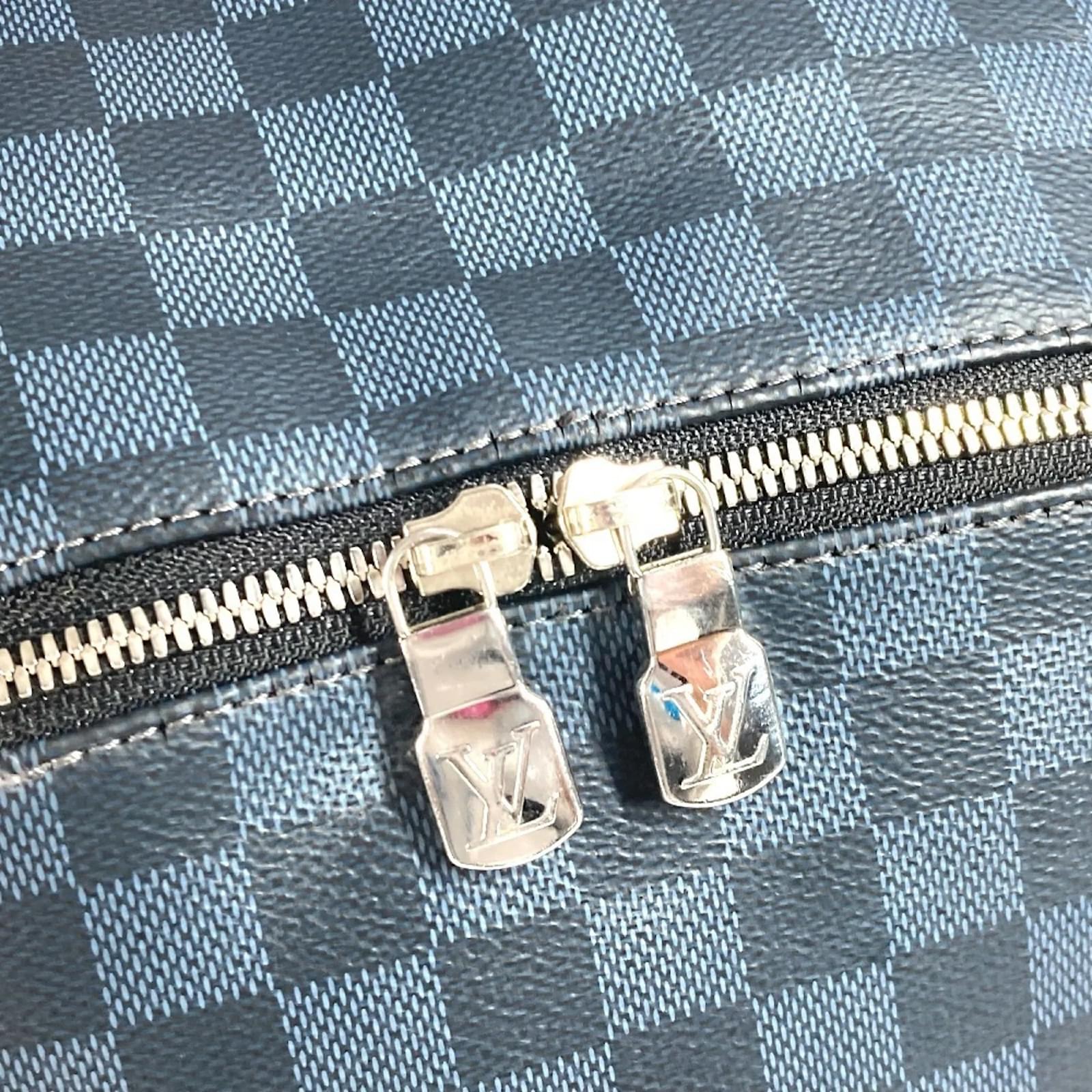 Louis Vuitton Damier Cobalt Discovery Backpack Orange Navy blue ref.2400587