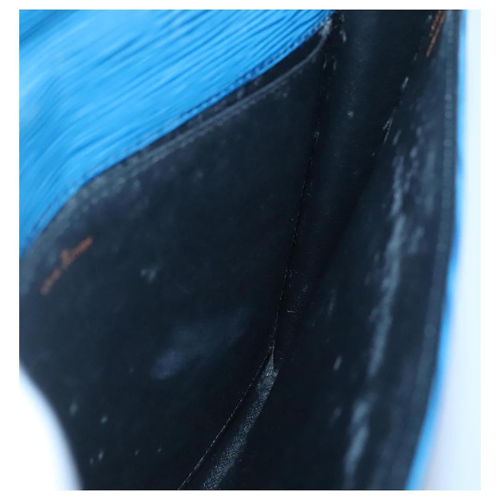 LOUIS VUITTON Epi Jena Clutch Bag Blue M52715 LV Auth BA4006 Leather ref.2401000