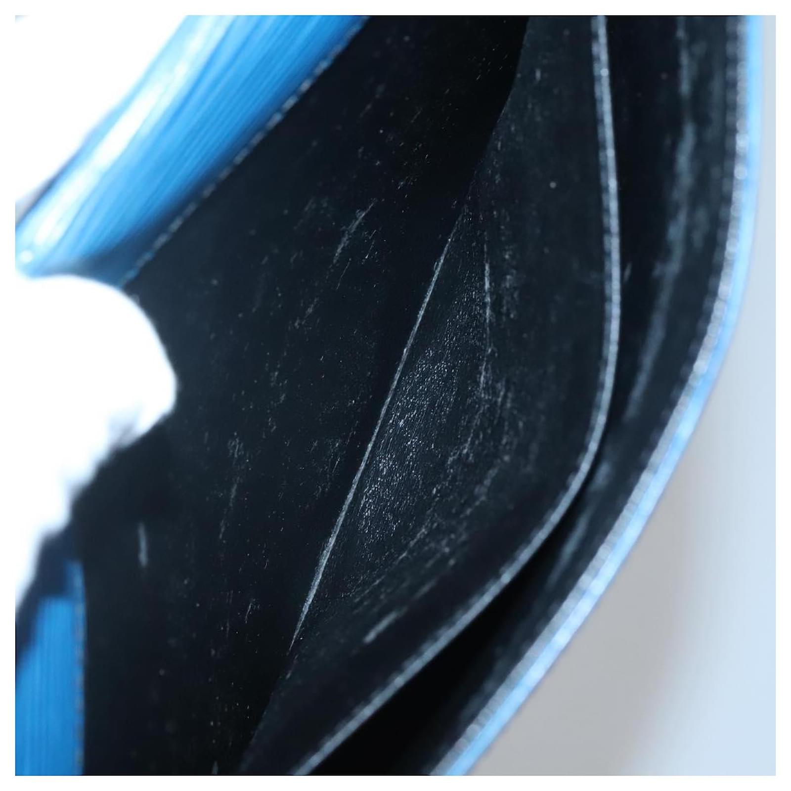 LOUIS VUITTON Epi Jena Clutch Bag Blue M52715 LV Auth BA4006 Leather ref.2401000