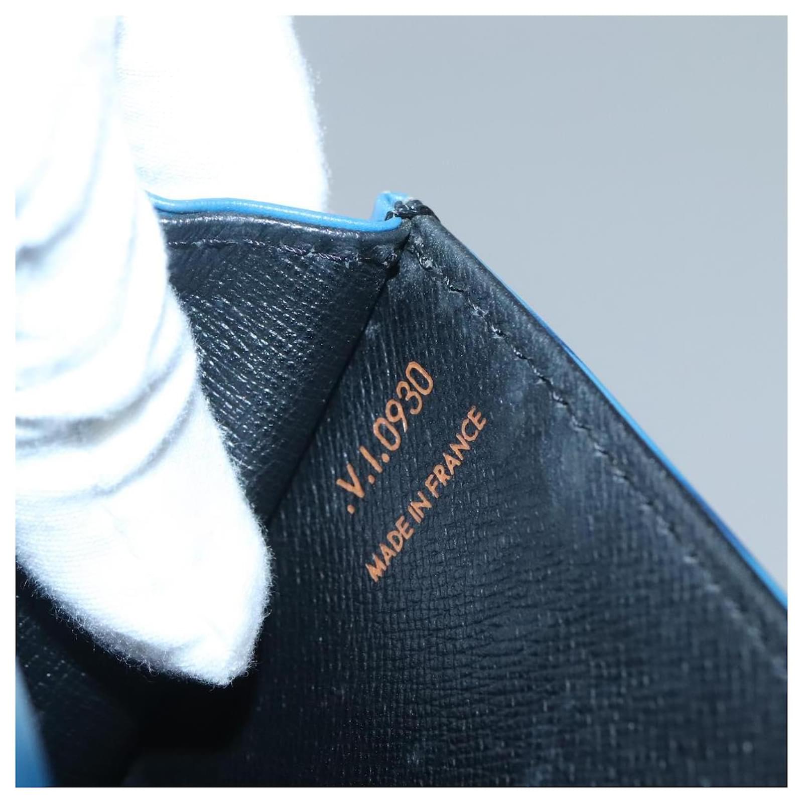 LOUIS VUITTON Epi Jena Clutch Bag Blue M52715 LV Auth BA4006 Leather ref.2401000