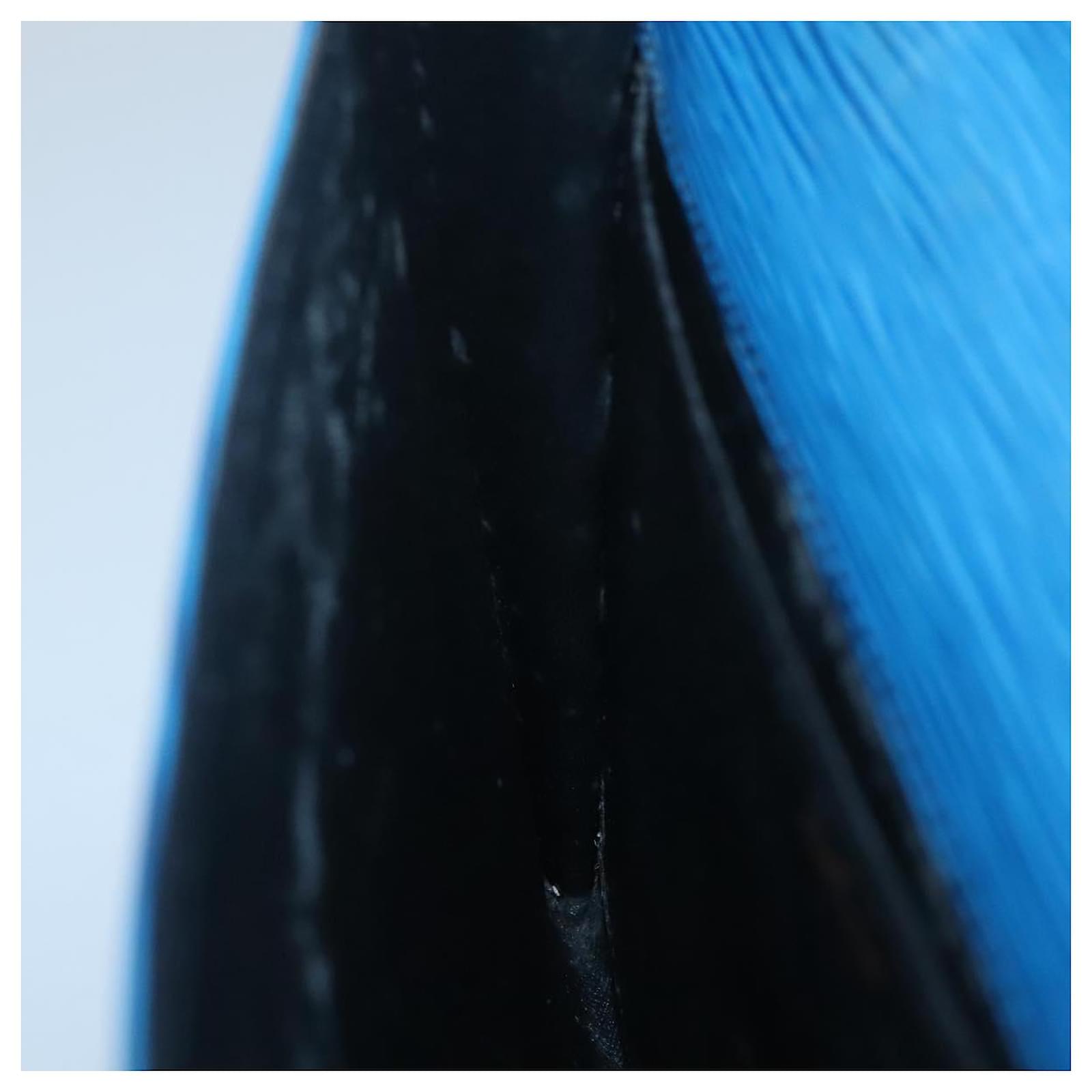 LOUIS VUITTON Epi Jena Clutch Bag Blue M52715 LV Auth BA4006 Leather ref.2401000