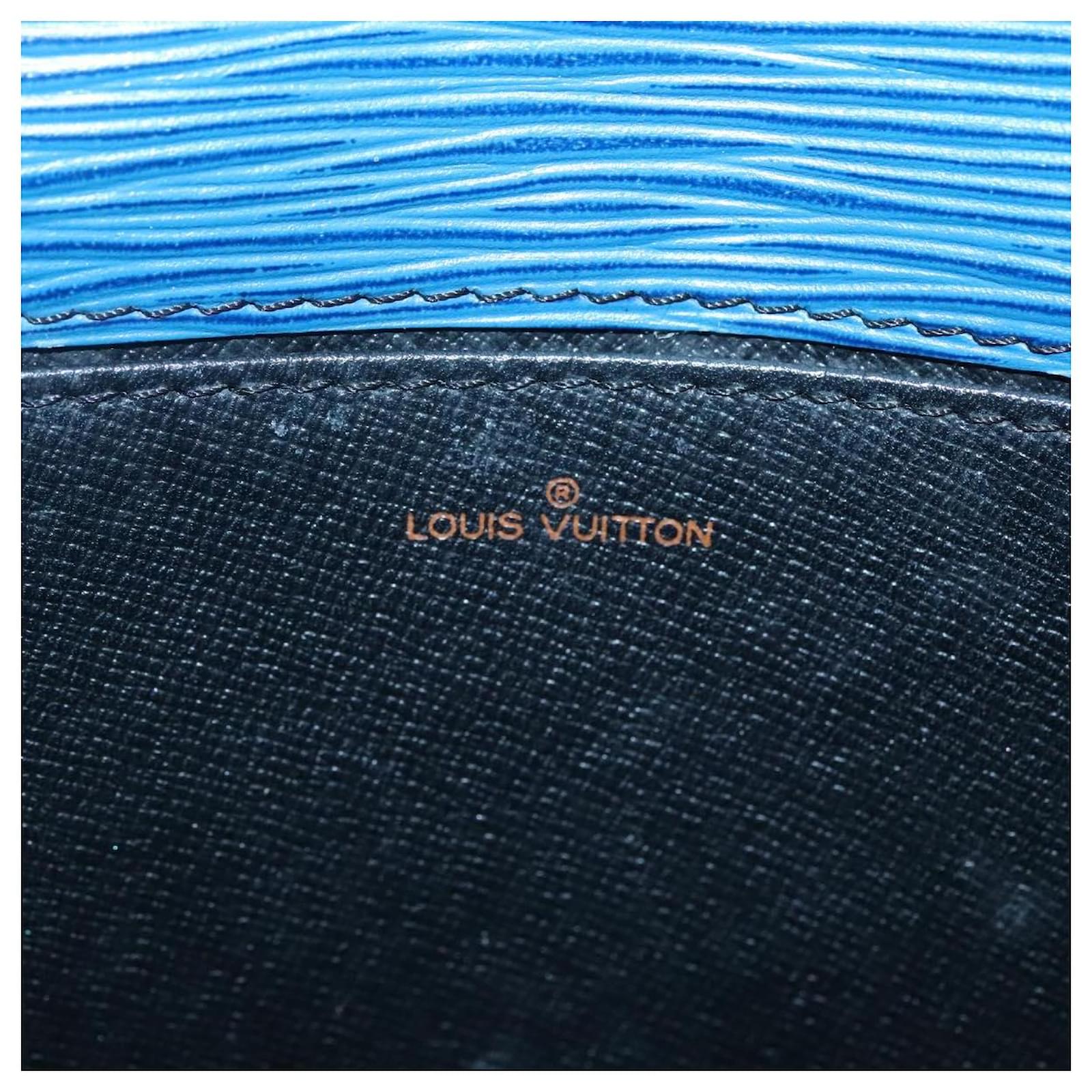 LOUIS VUITTON Epi Jena Clutch Bag Blue M52715 LV Auth BA4006 Leather ref.2401000