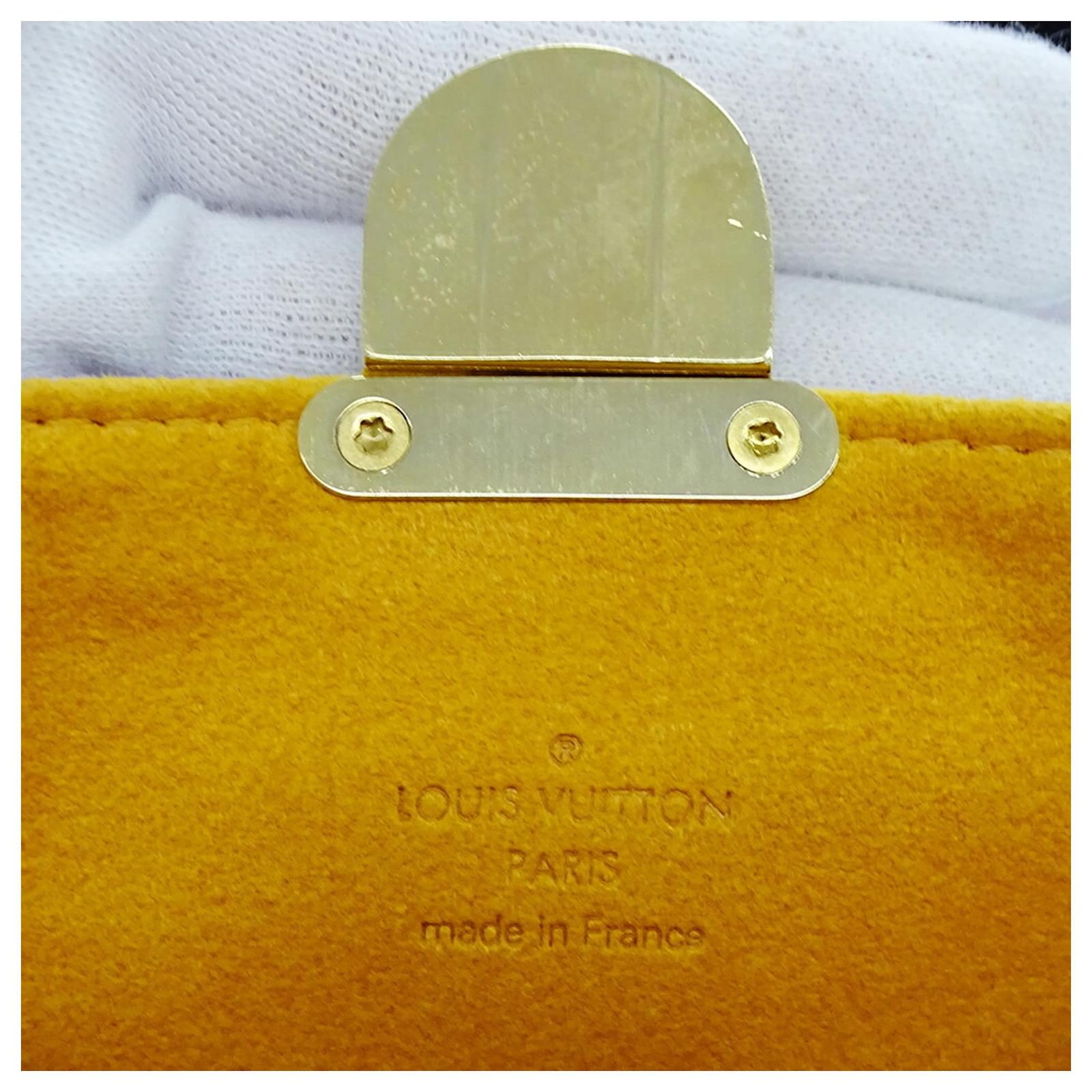 Louis Vuitton Monogram Denim Clutch Bag Blue ref.2401461