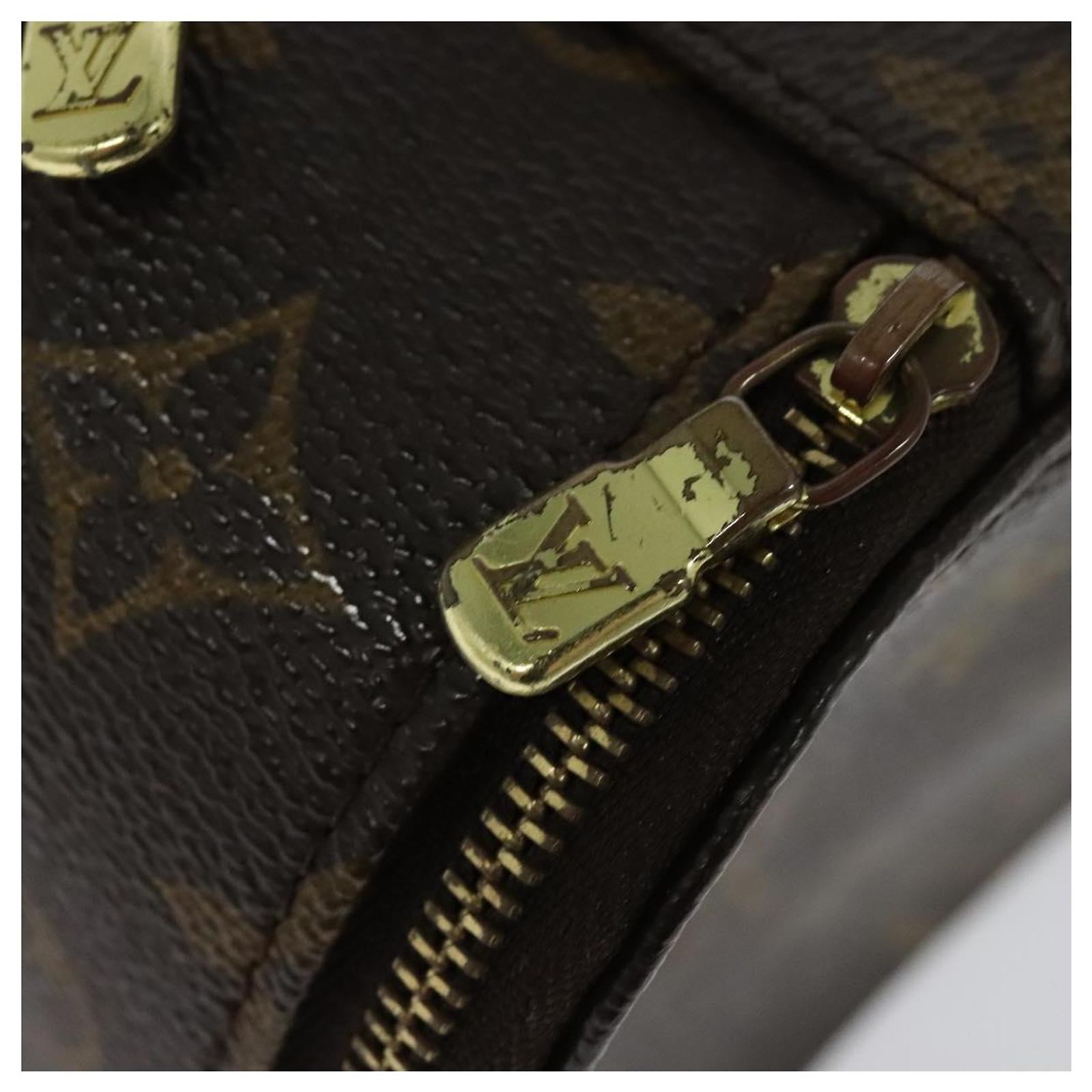 LOUIS VUITTON Monogram Trousse Blush GM Cosmetic Pouch M47505 LV