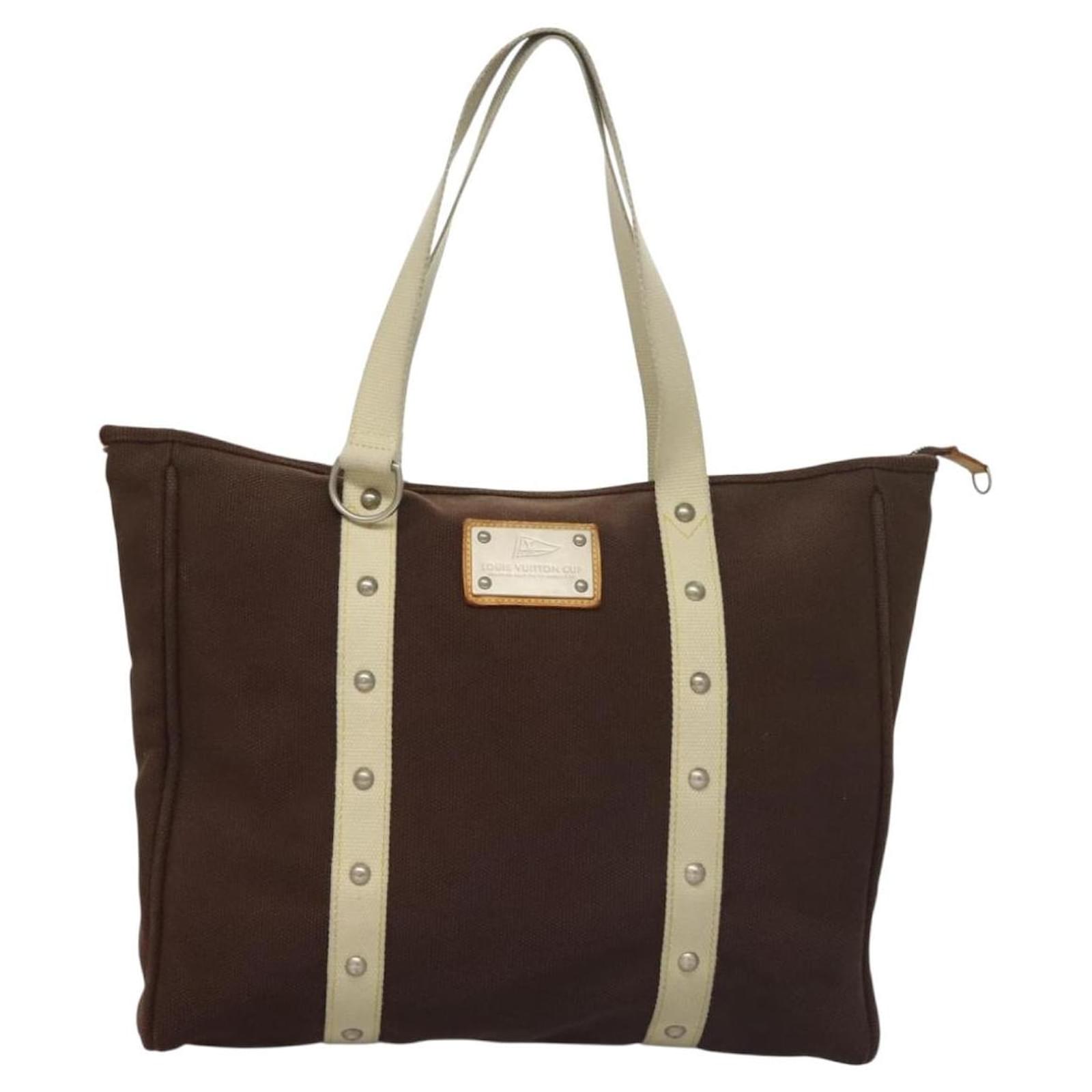LOUIS VUITTON Antigua Cabas GM Tote Bag Brown M80662 LV Auth bs28104 Cloth  ref.2402757