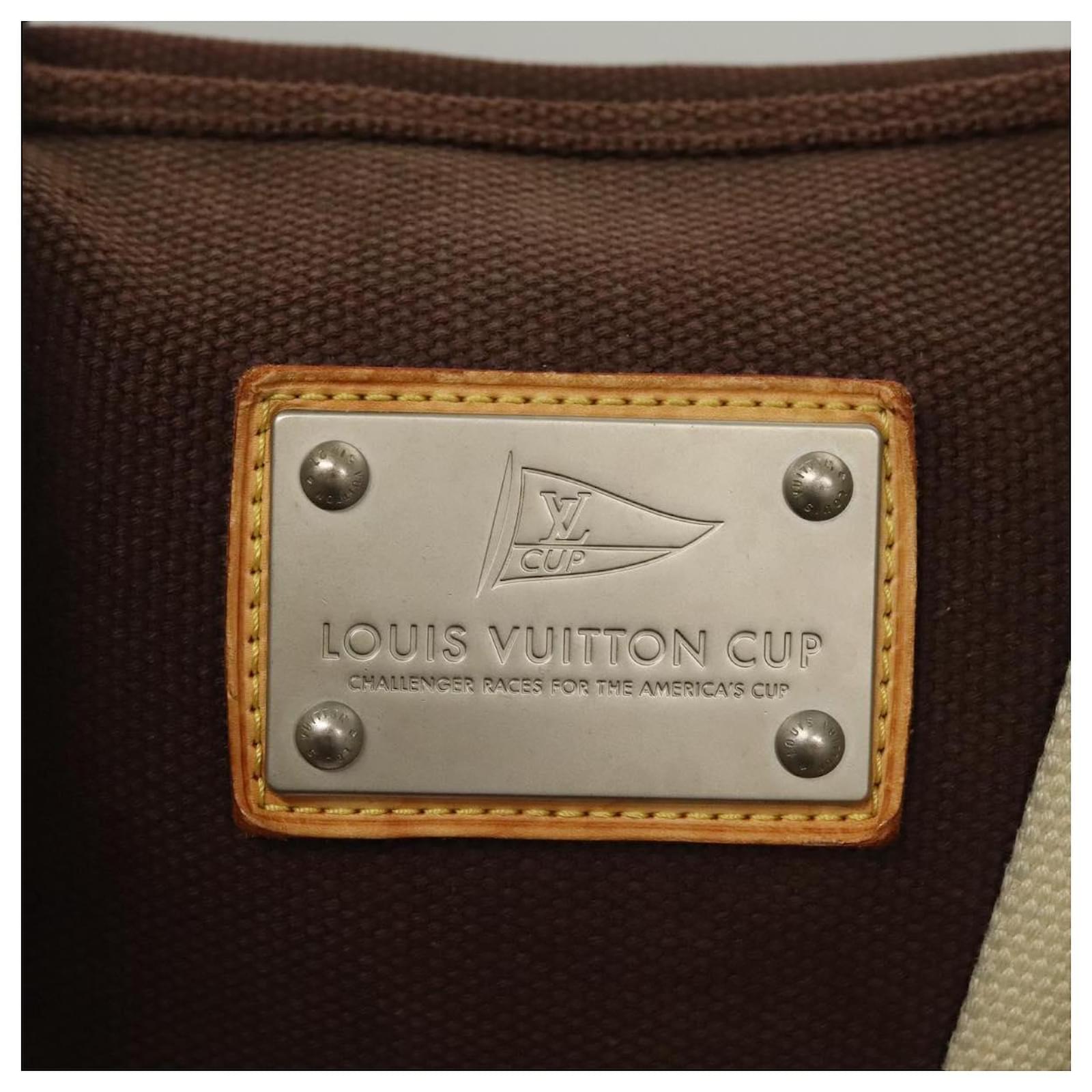 LOUIS VUITTON Antigua Cabas GM Tote Bag Brown M80662 LV Auth bs28104 Cloth  ref.2402757