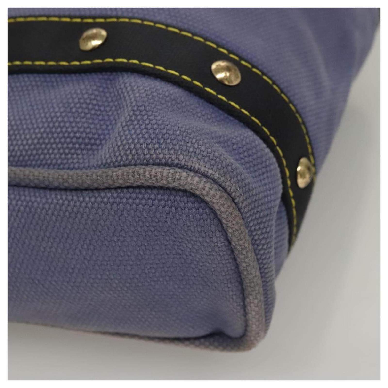 LOUIS VUITTON Antigua Cabas MM Tote Bag Blue M40087 LV Auth bs28097 Cloth  ref.2402826