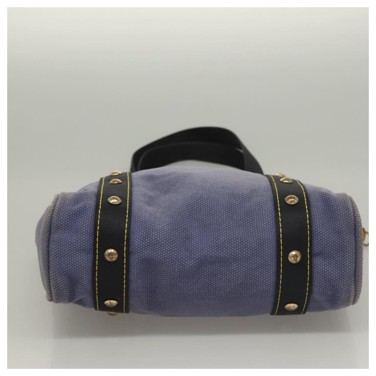 LOUIS VUITTON Antigua Cabas MM Tote Bag Blue M40087 LV Auth bs28097 Cloth  ref.2402826