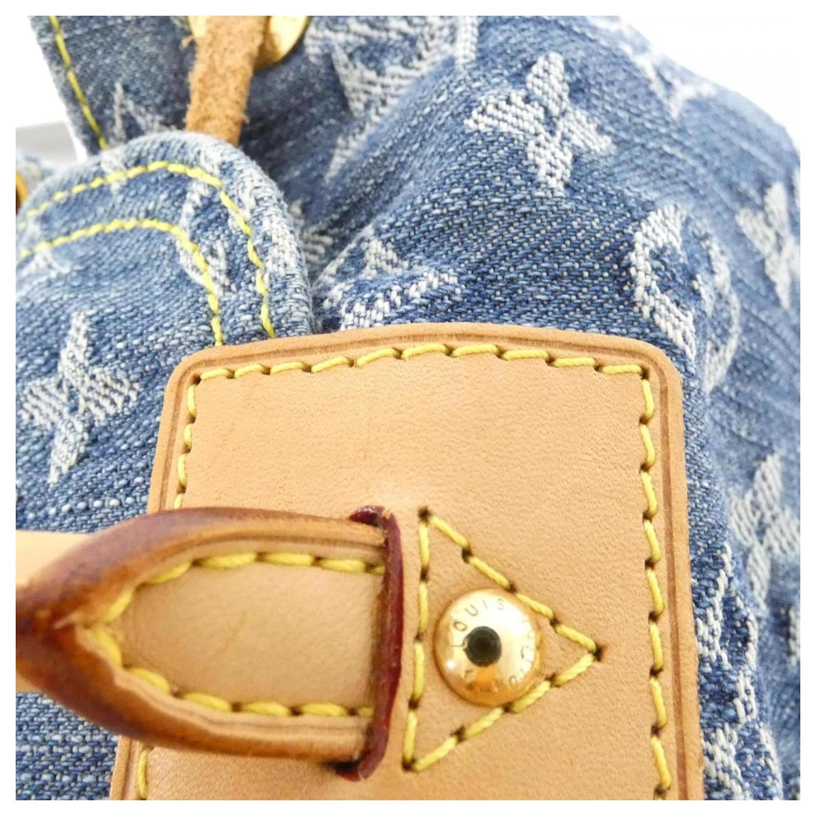 Louis Vuitton Monogram Denim Sac Ad GM Backpack Blue ref.2403430