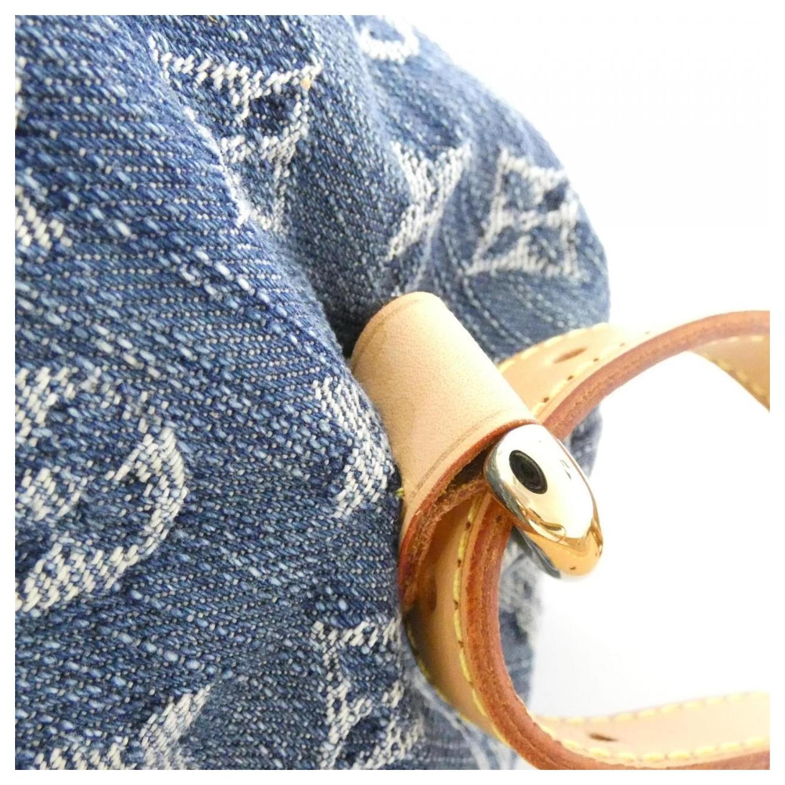 Louis Vuitton Monogram Denim Sac Ad GM Backpack Blue ref.2403430