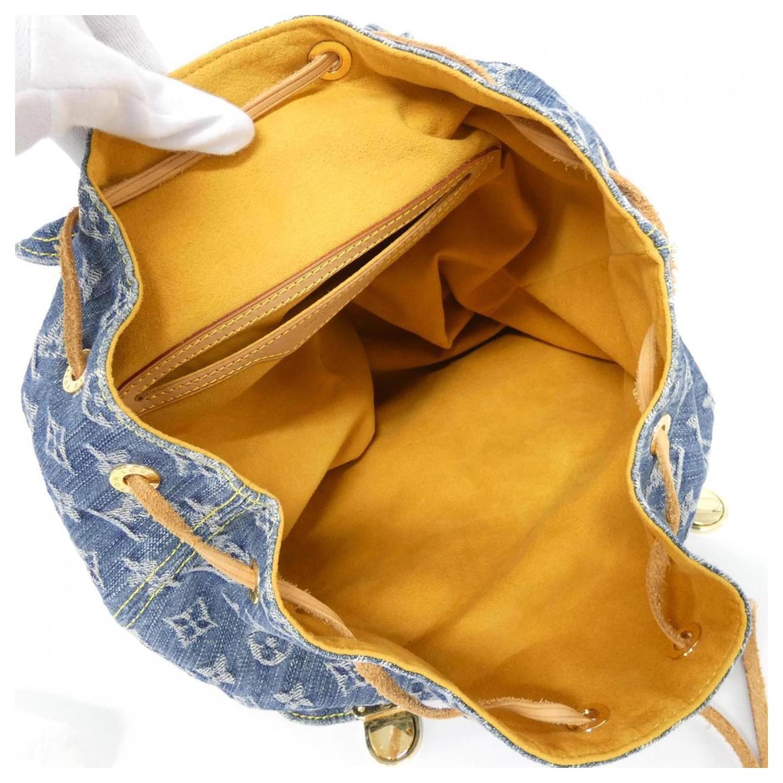 Louis Vuitton Monogram Denim Sac Ad GM Backpack Blue ref.2403430