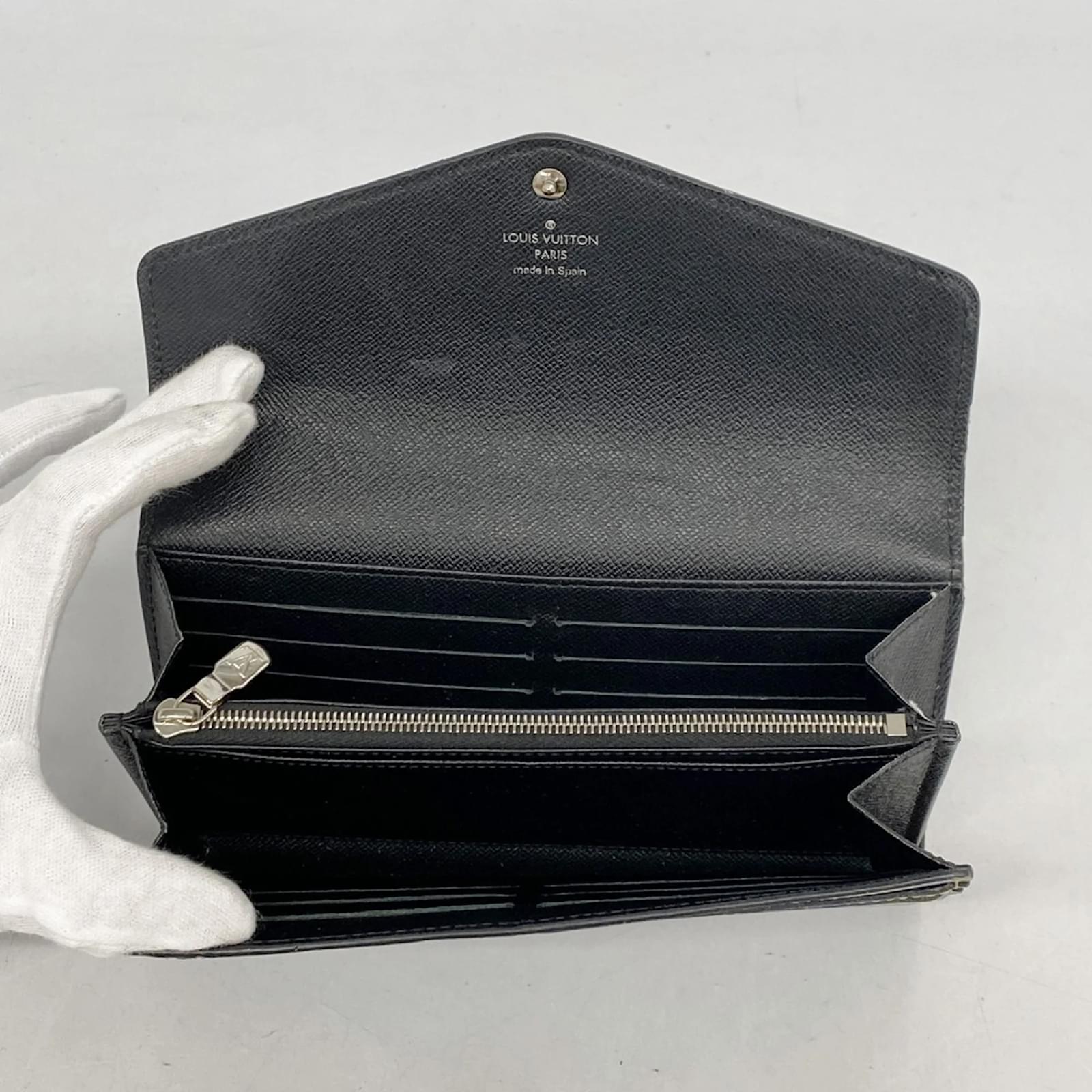 Louis Vuitton Epi Denim Portefeuille Sarah Wallet Blue  ref.2403685