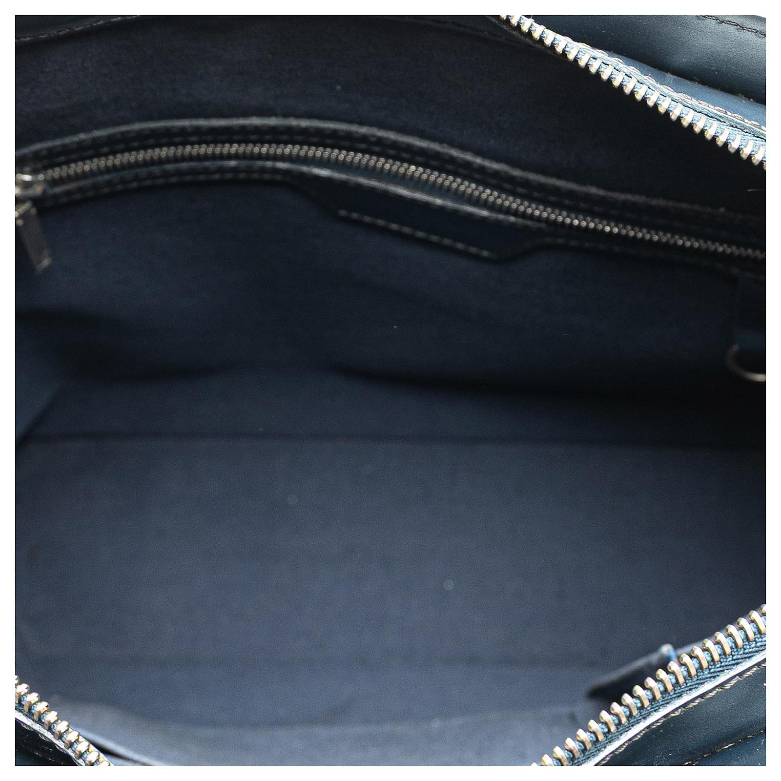 Louis Vuitton Blue Monogram Mat Wilwood Leather Pony-style calfskin ref.2407429