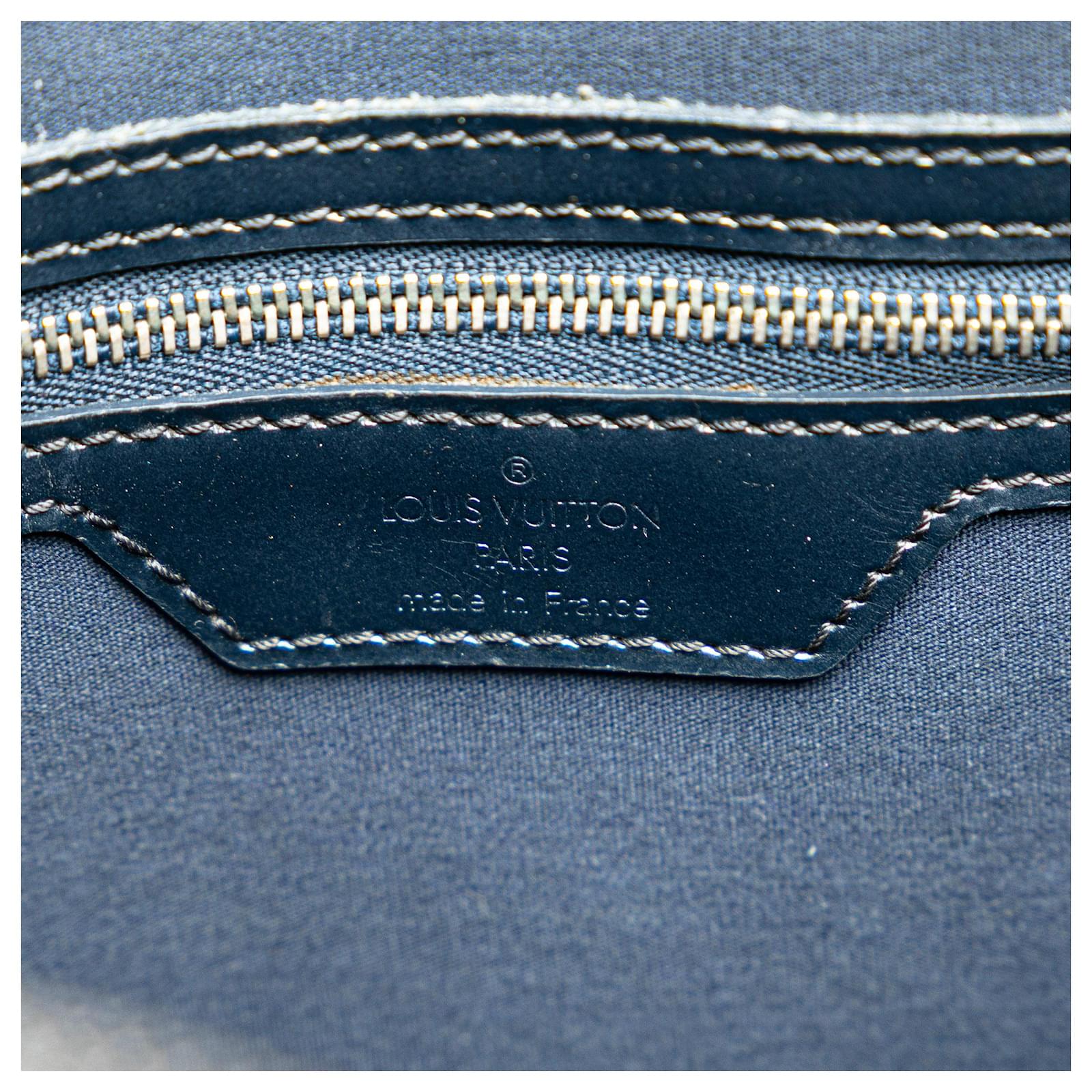 Louis Vuitton Blue Monogram Mat Wilwood Leather Pony-style calfskin ref.2407429