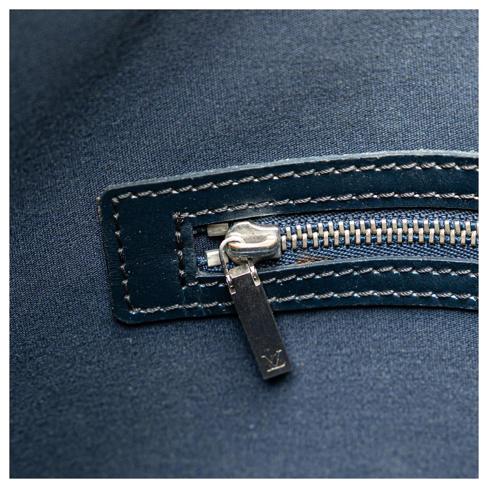 Louis Vuitton Blue Monogram Mat Wilwood Leather Pony-style calfskin ref.2407429