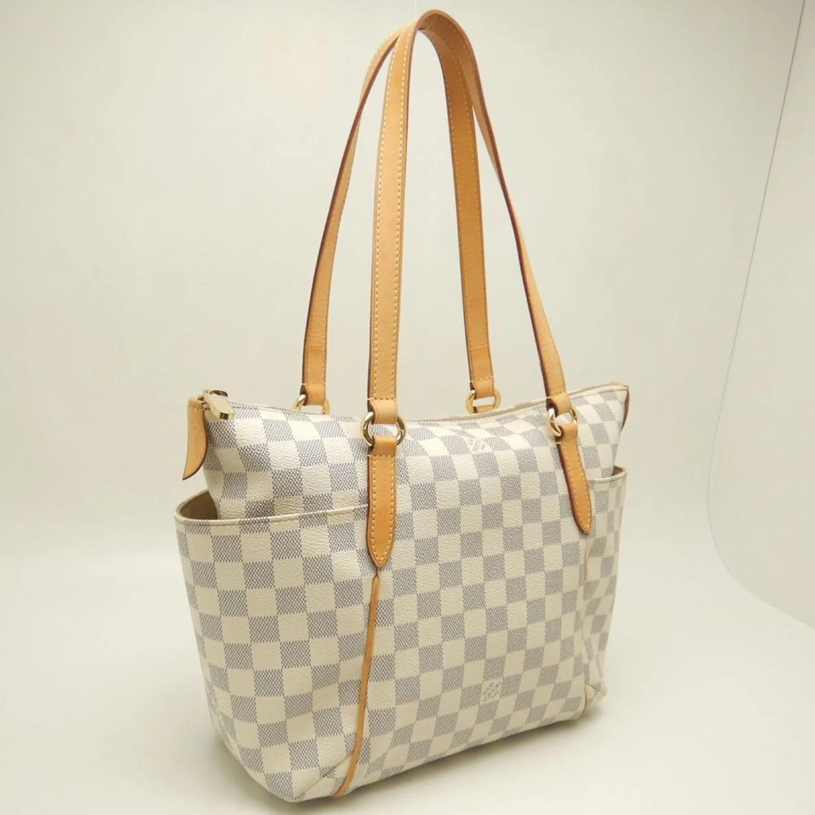 Louis Vuitton Damier Azur Totally PM Tote Bag Blue Cloth ref.2407841