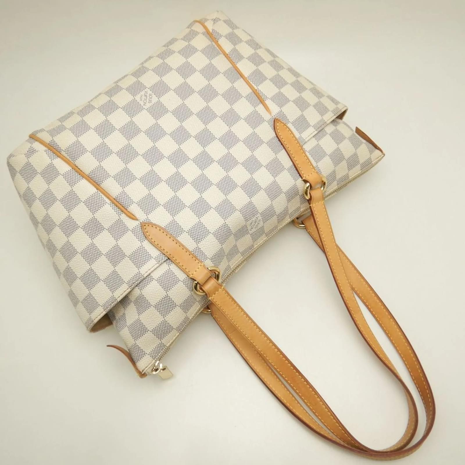 Louis Vuitton Damier Azur Totally PM Tote Bag Blue Cloth ref.2407841
