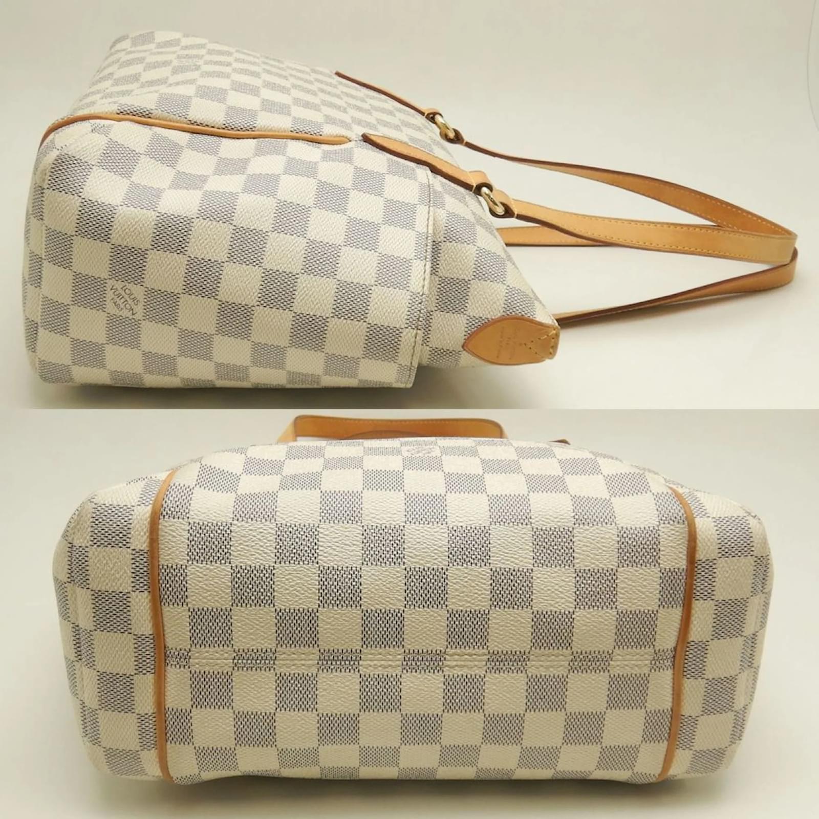 Louis Vuitton Damier Azur Totally PM Tote Bag Blue Cloth ref.2407841