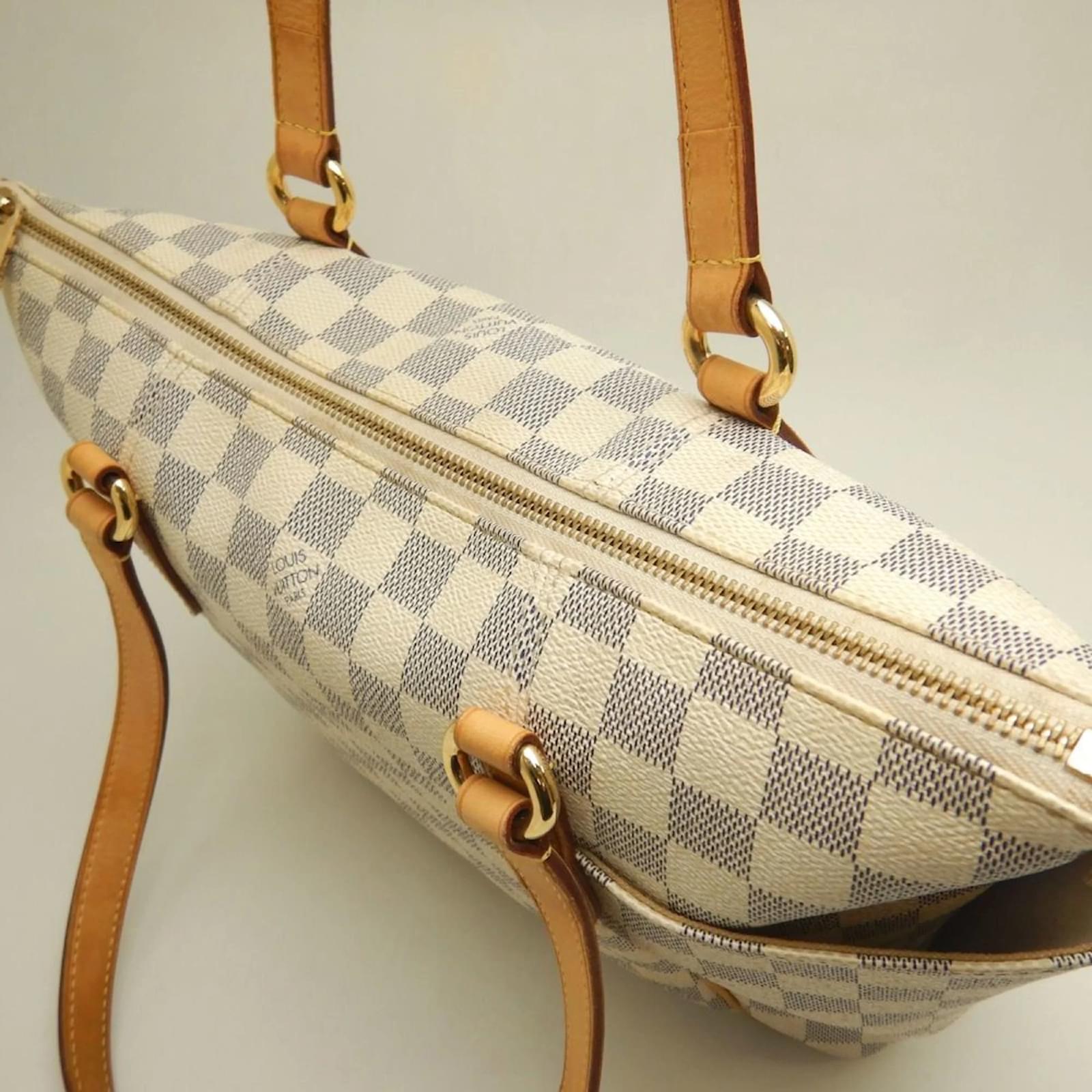 Louis Vuitton Damier Azur Totally PM Tote Bag Blue Cloth ref.2407841