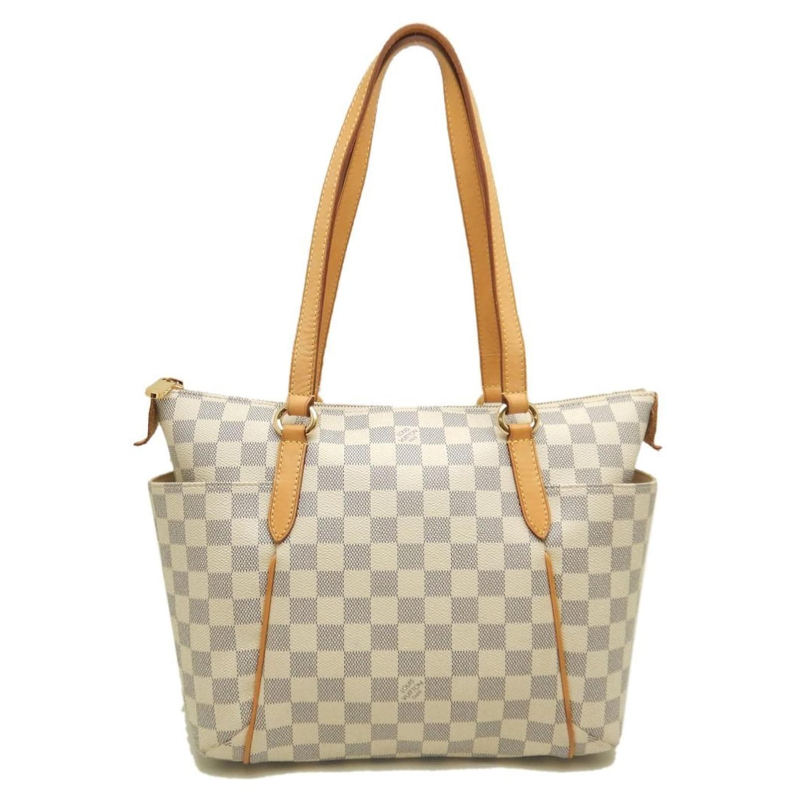 Louis Vuitton Damier Azur Totally PM Tote Bag Blue Plastic ref.2407899