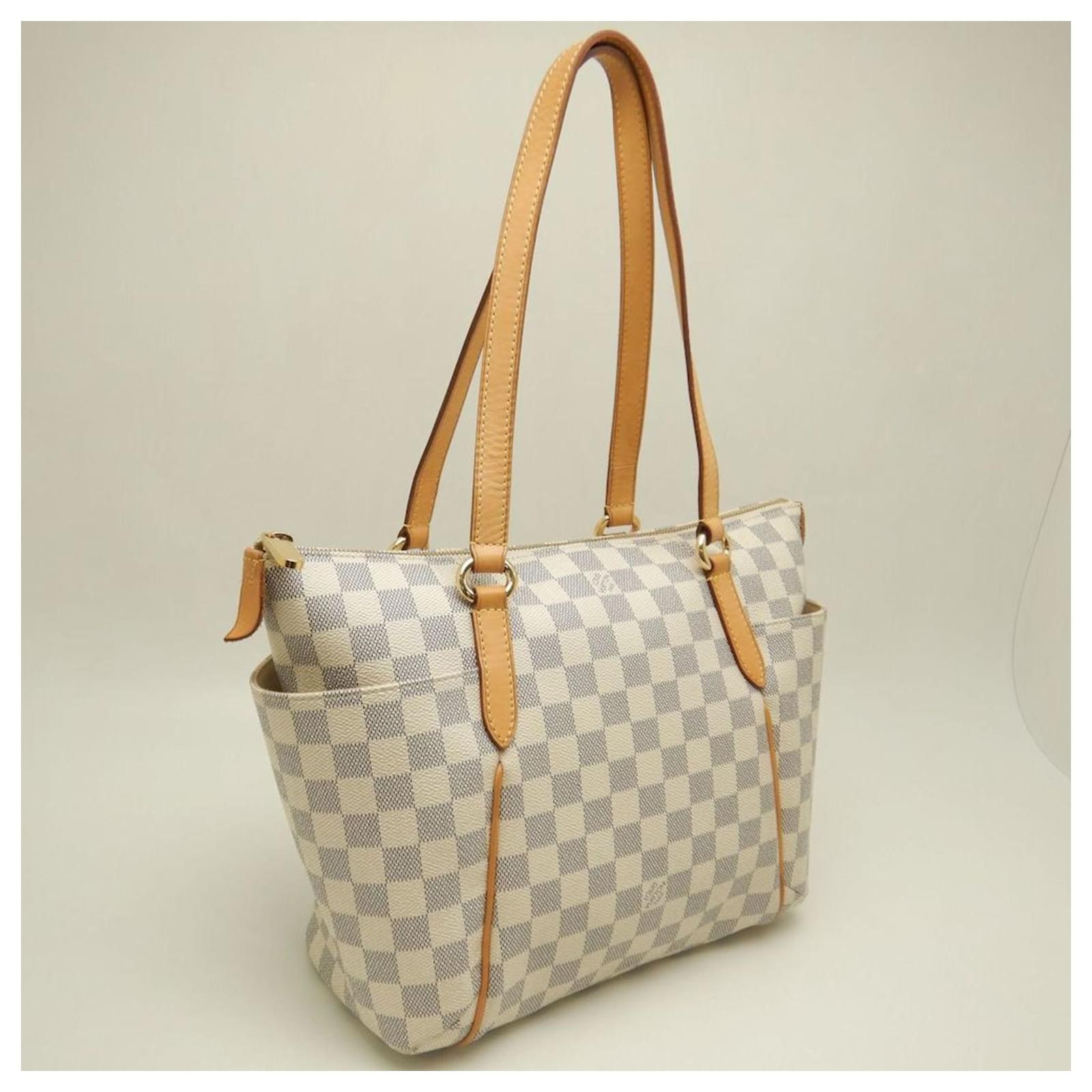 Louis Vuitton Damier Azur Totally PM Tote Bag Blue Plastic ref.2407899