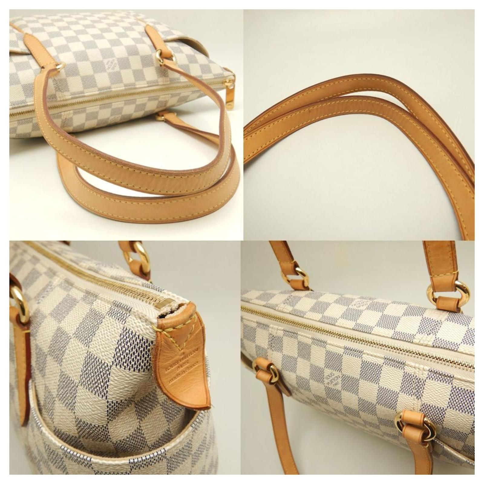 Louis Vuitton Damier Azur Totally PM Tote Bag Blue Plastic ref.2407899